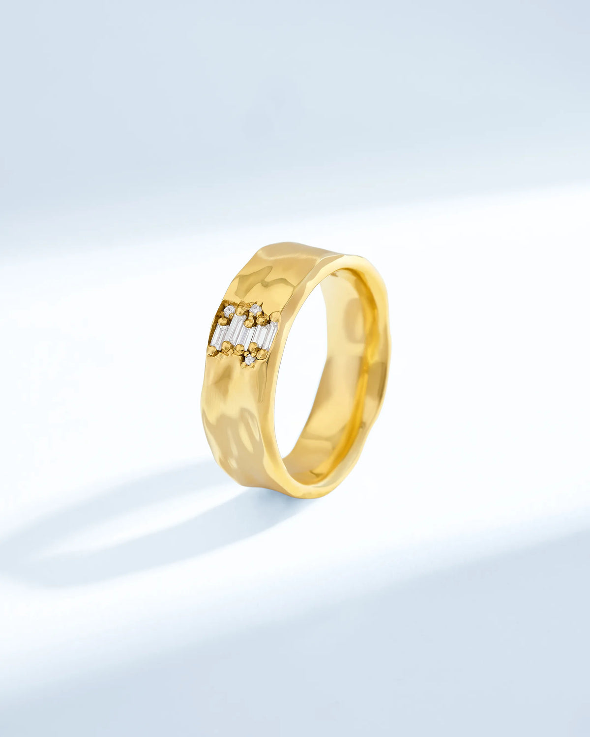 Suzanne Kalan Gilded Diamond Mini Band in 18k yellow gold