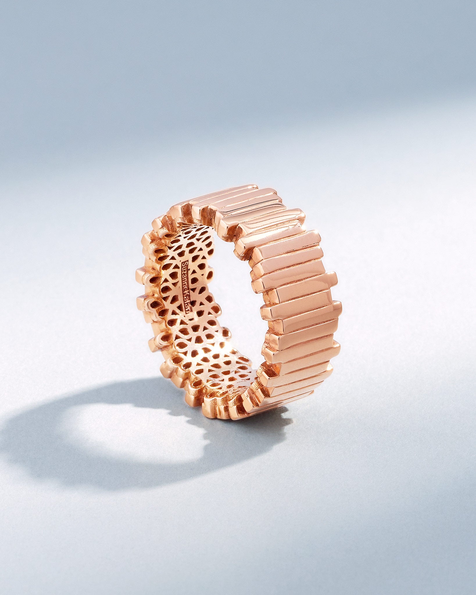 Suzanne Kalan Golden Milli Stacker Band in 18k rose gold