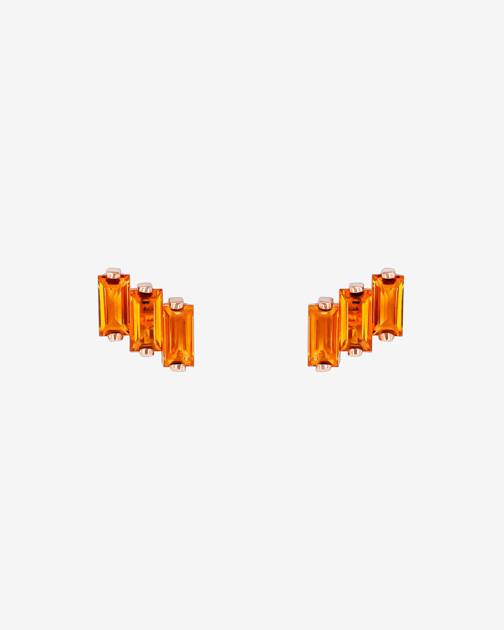 Kalan By Suzanne Kalan Amalfi Citrine Studs in 14k rose gold