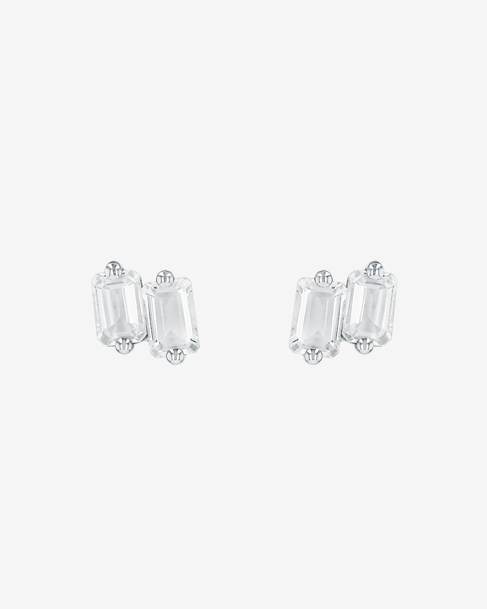 Kalan By Suzanne Kalan Ann White Topaz Studs in 14K white gold
