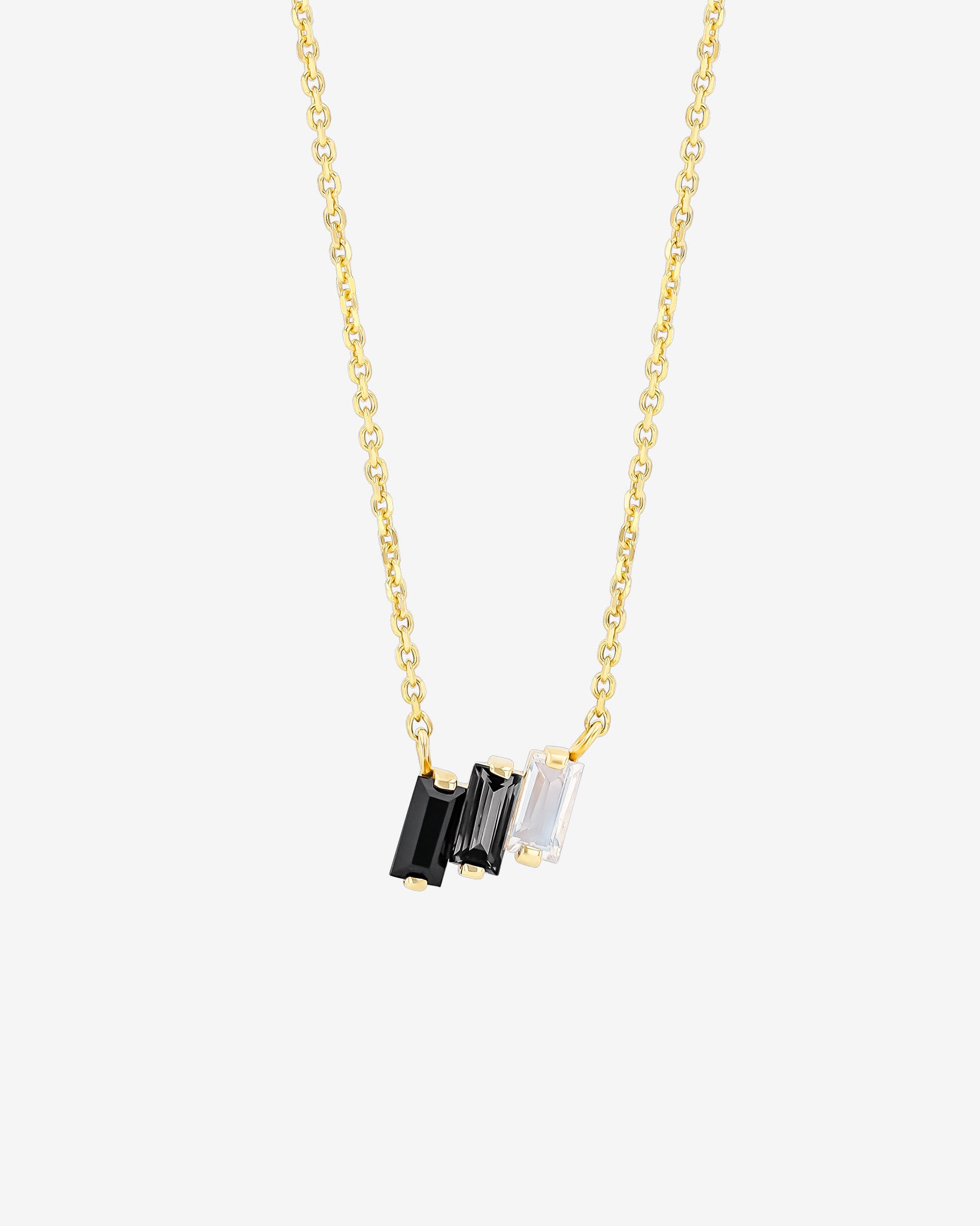 Kalan By Suzanne Kalan Amalfi Black Ombre Mini Pendant in 14k yellow gold