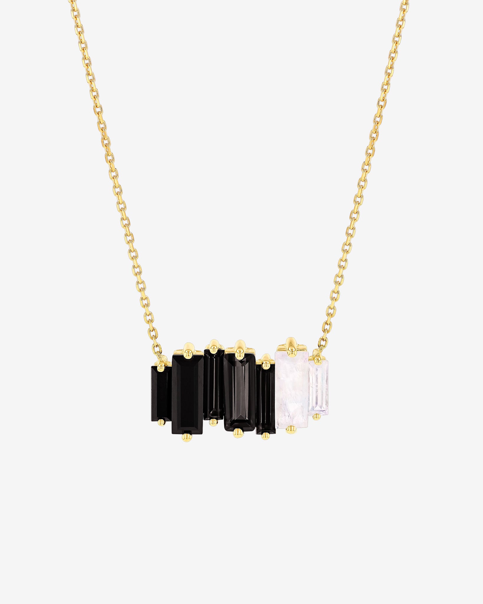 Kalan By Suzanne Kalan Amalfi Reborn Black Ombre Stacker Pendant in 14k yellow gold