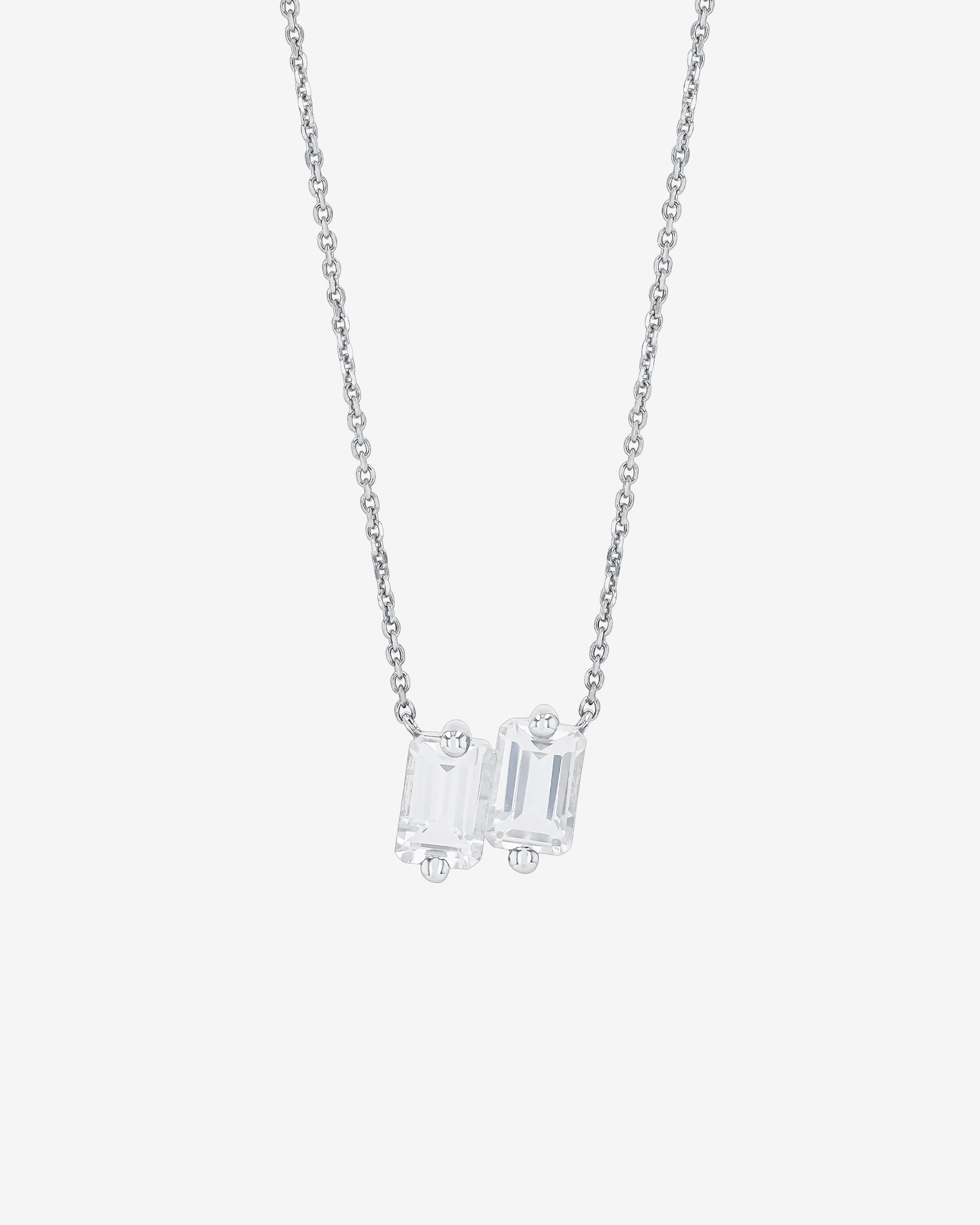 Kalan By Suzanne Kalan Ann White Topaz Mini Pendant in 14k white gold