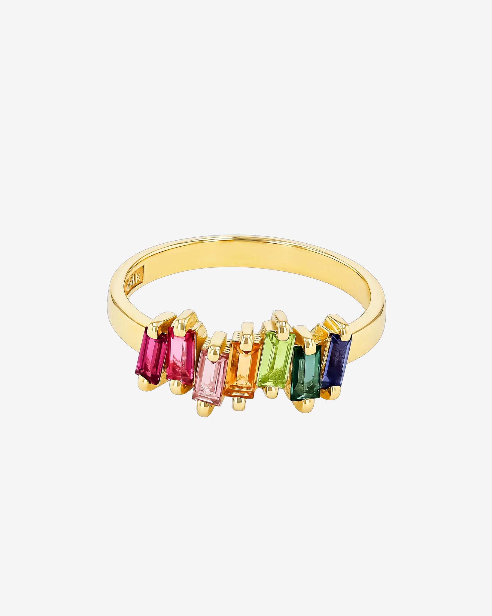 Kalan By Suzanne Kalan Amalfi Rainbow Half Band in 14k yellow gold