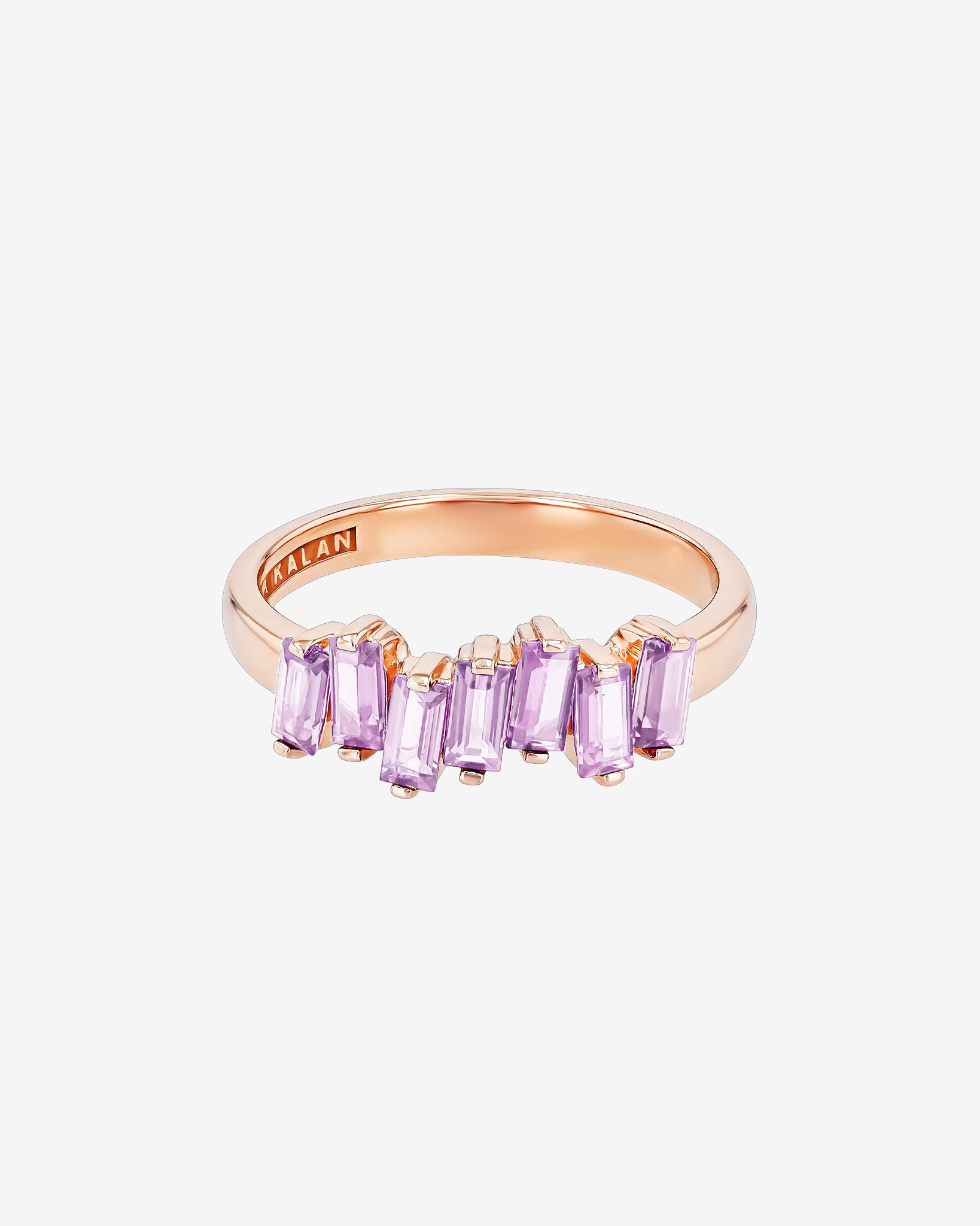 Kalan By Suzanne Kalan Amalfi Rose De France Half Band in 14k rose gold