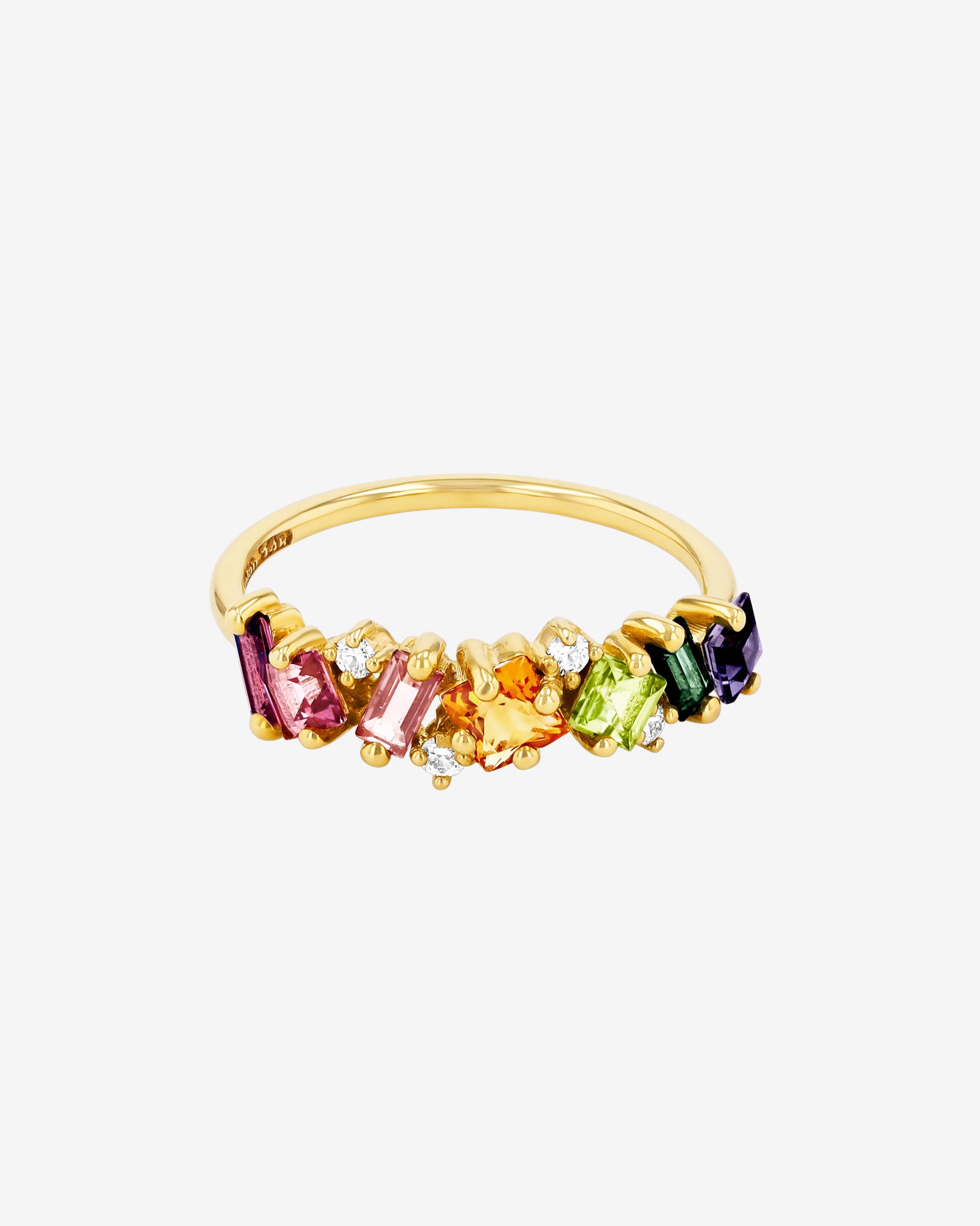 Kalan By Suzanne Kalan Nadima Rainbow Half Band in 14k yellow gold