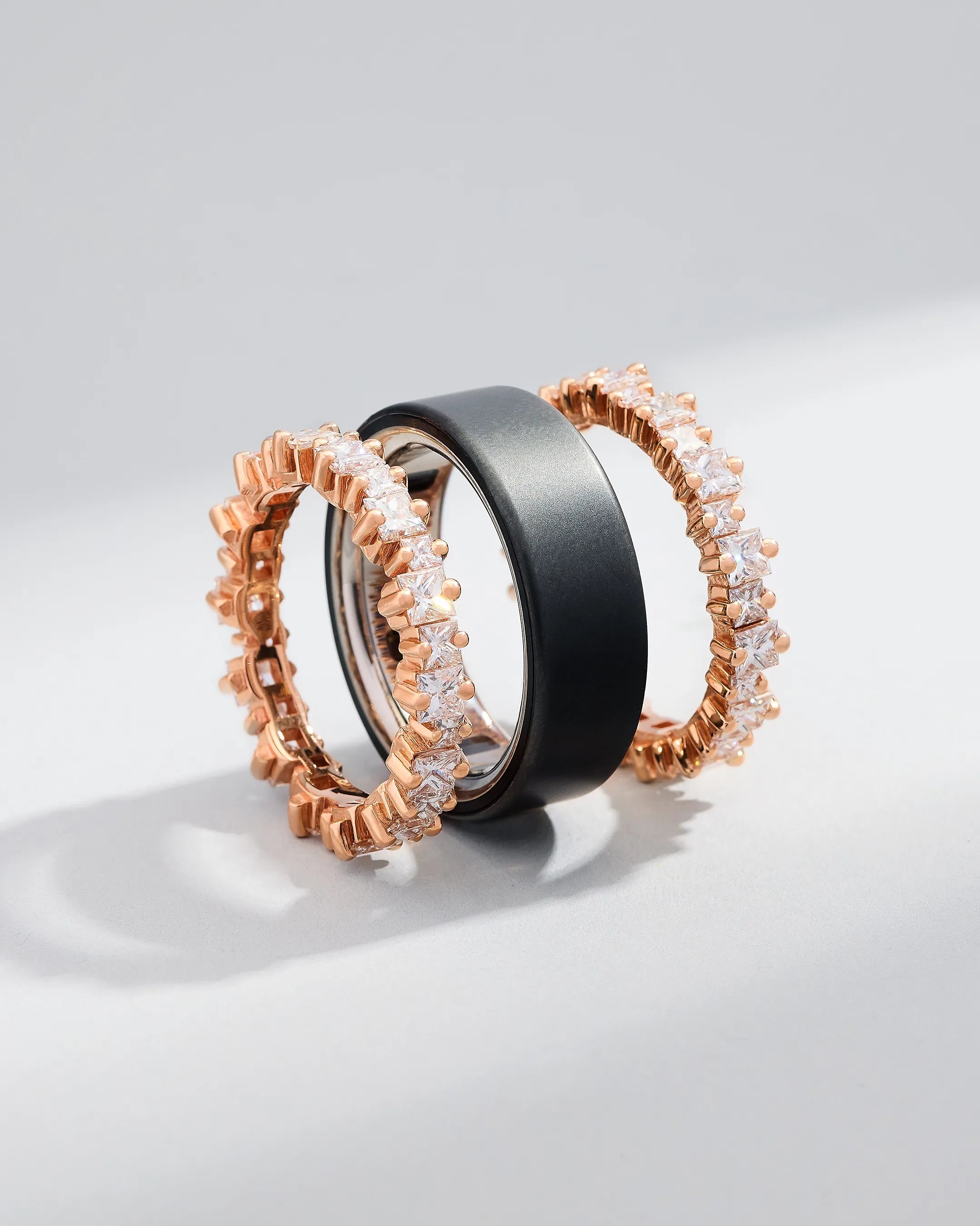 Princess Diamond Milli Eternity Ring Jackets