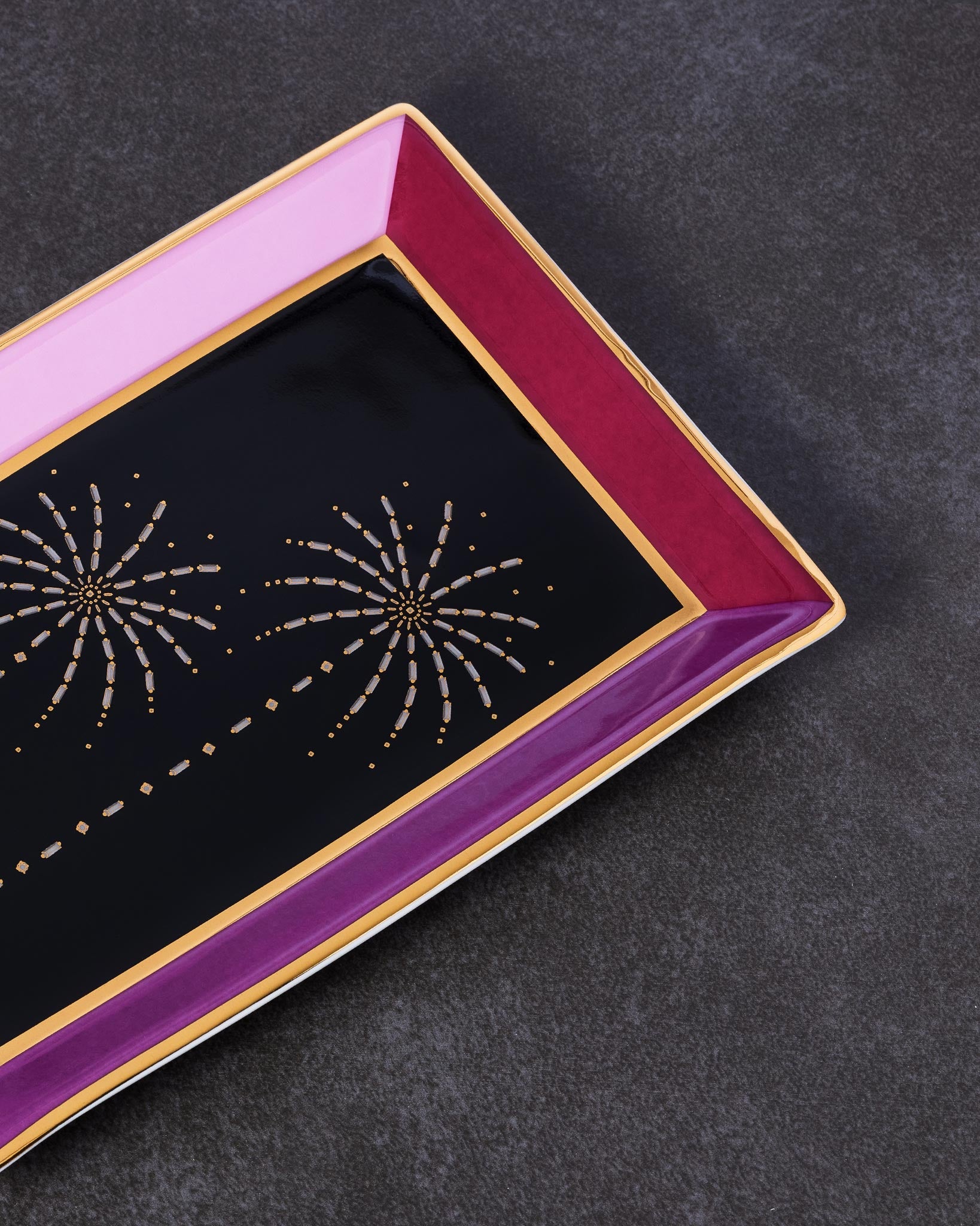 Suzanne Kalan Diamond Palm Tree Jewelry Tray