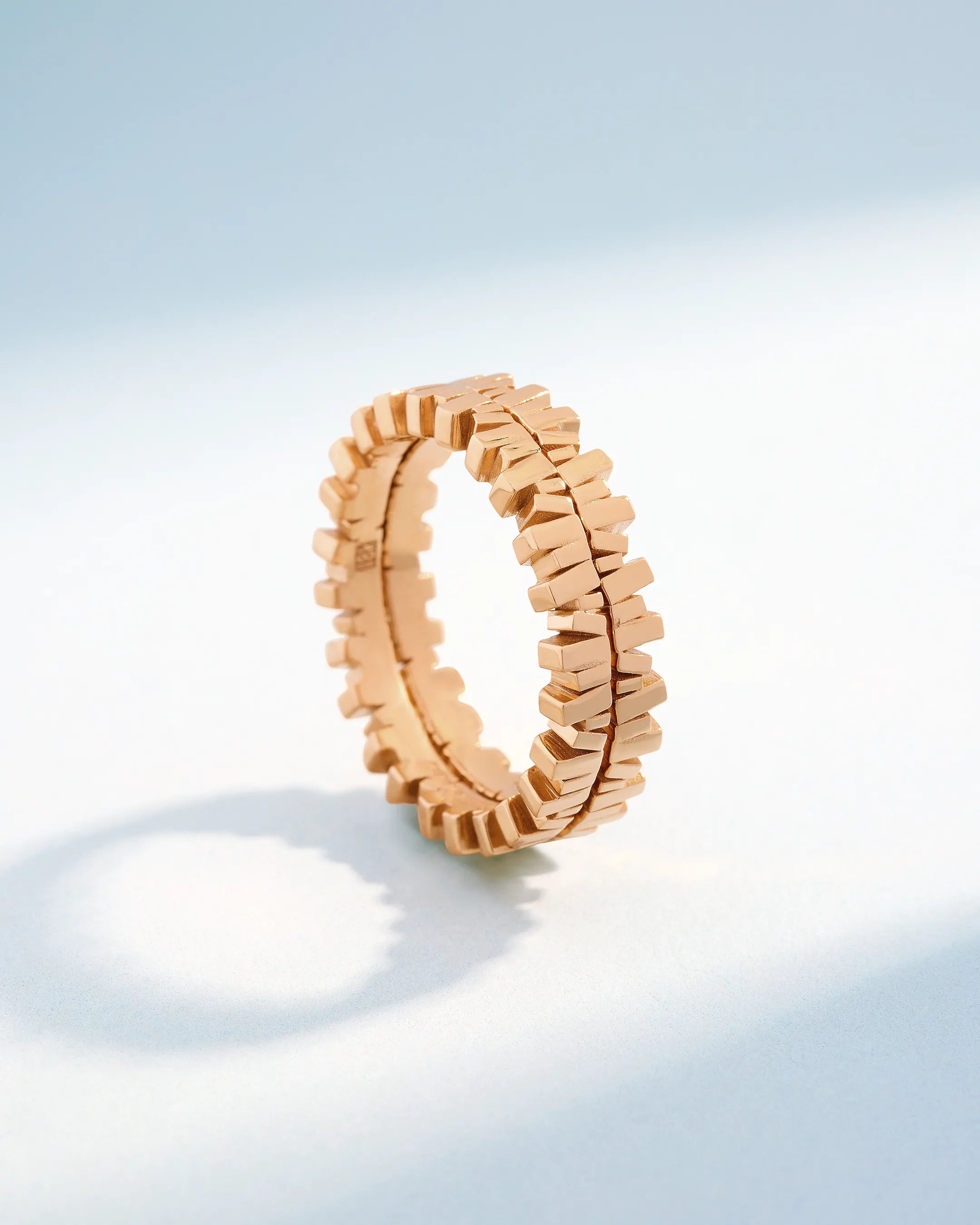 Suzanne Kalan Golden Age Stacker Ring Jackets in 18k rose gold