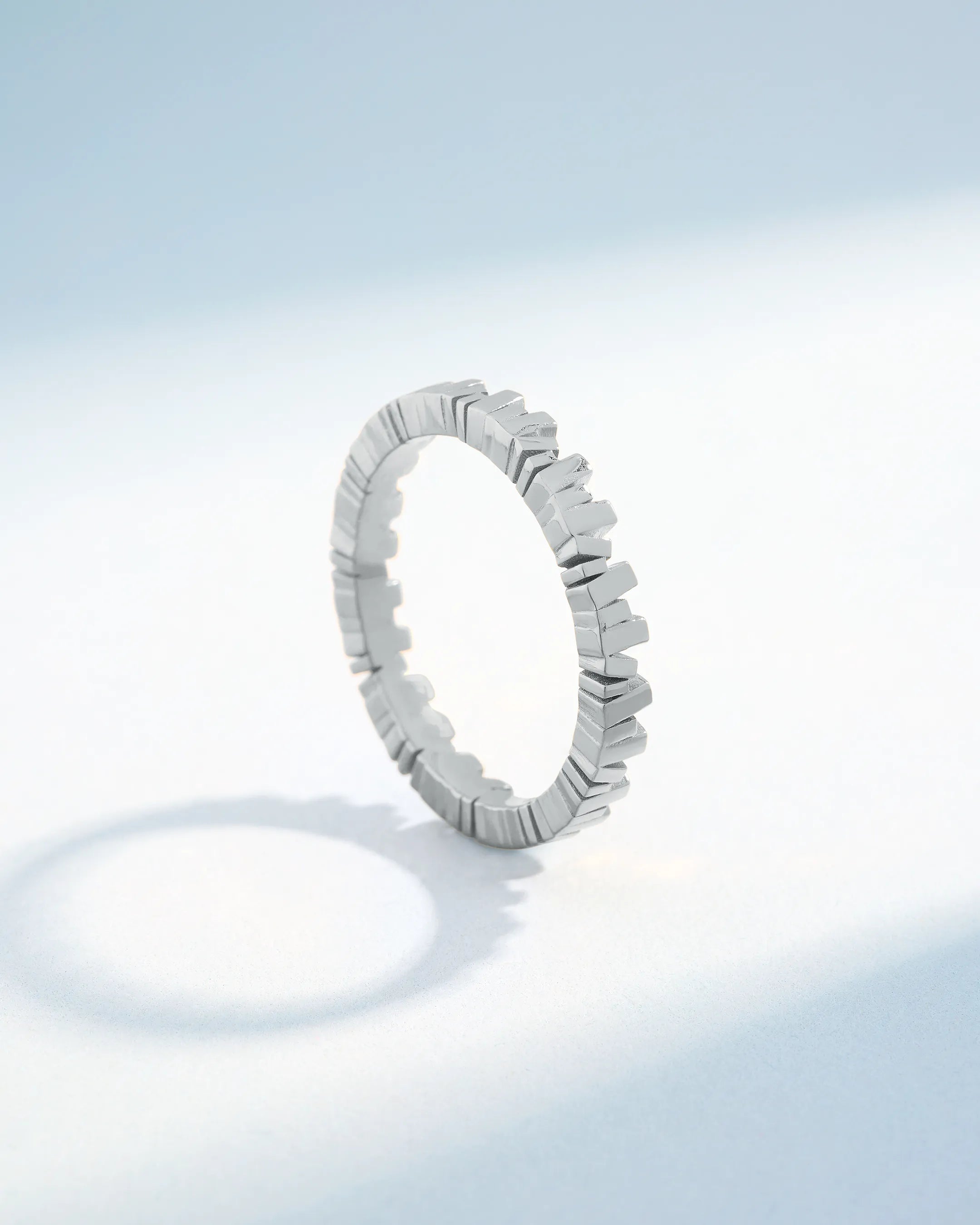 Suzanne Kalan Golden Age Stacker Ring Jackets in 18k white gold