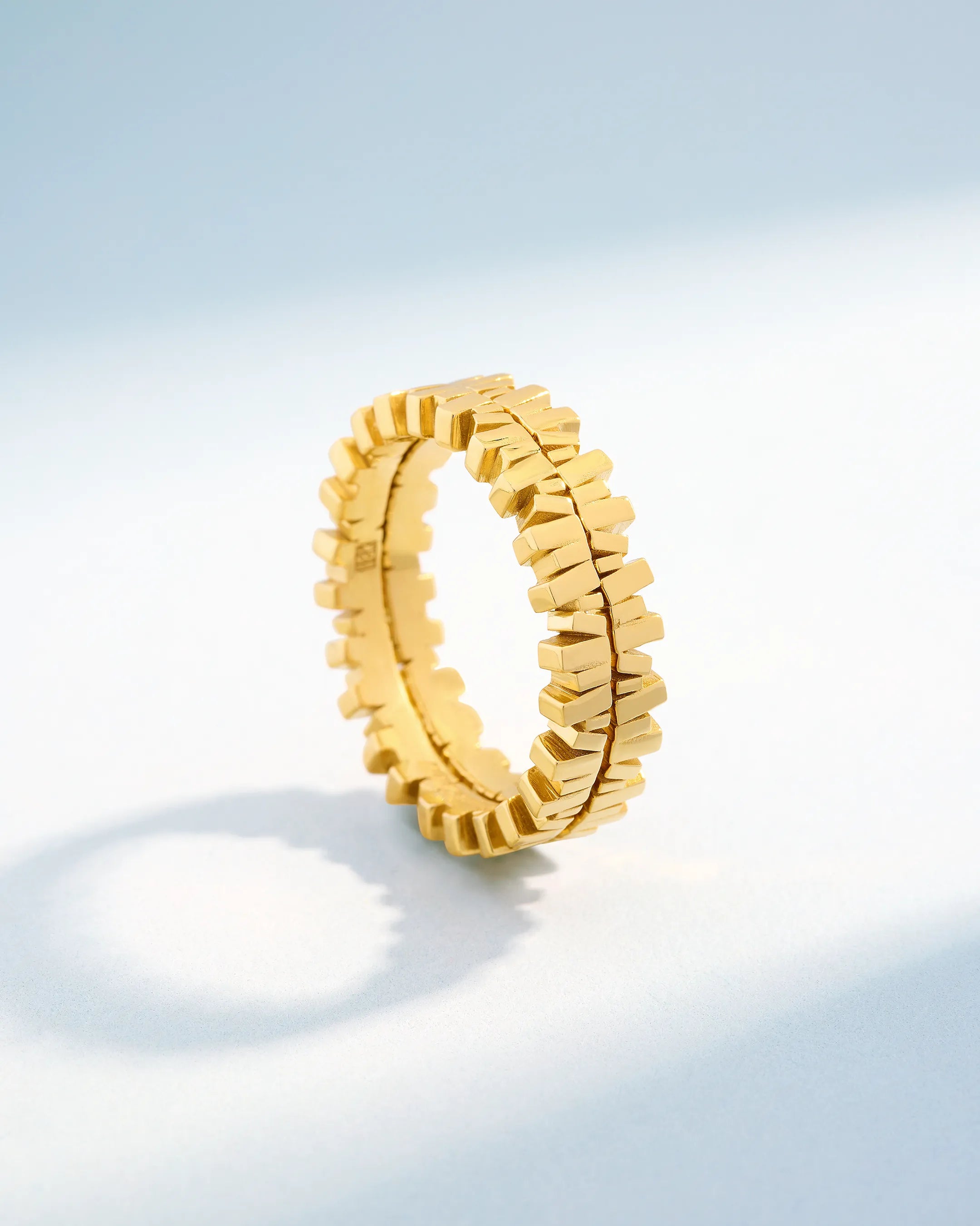 Suzanne Kalan Golden Age Stacker Ring Jackets in 18k yellow gold