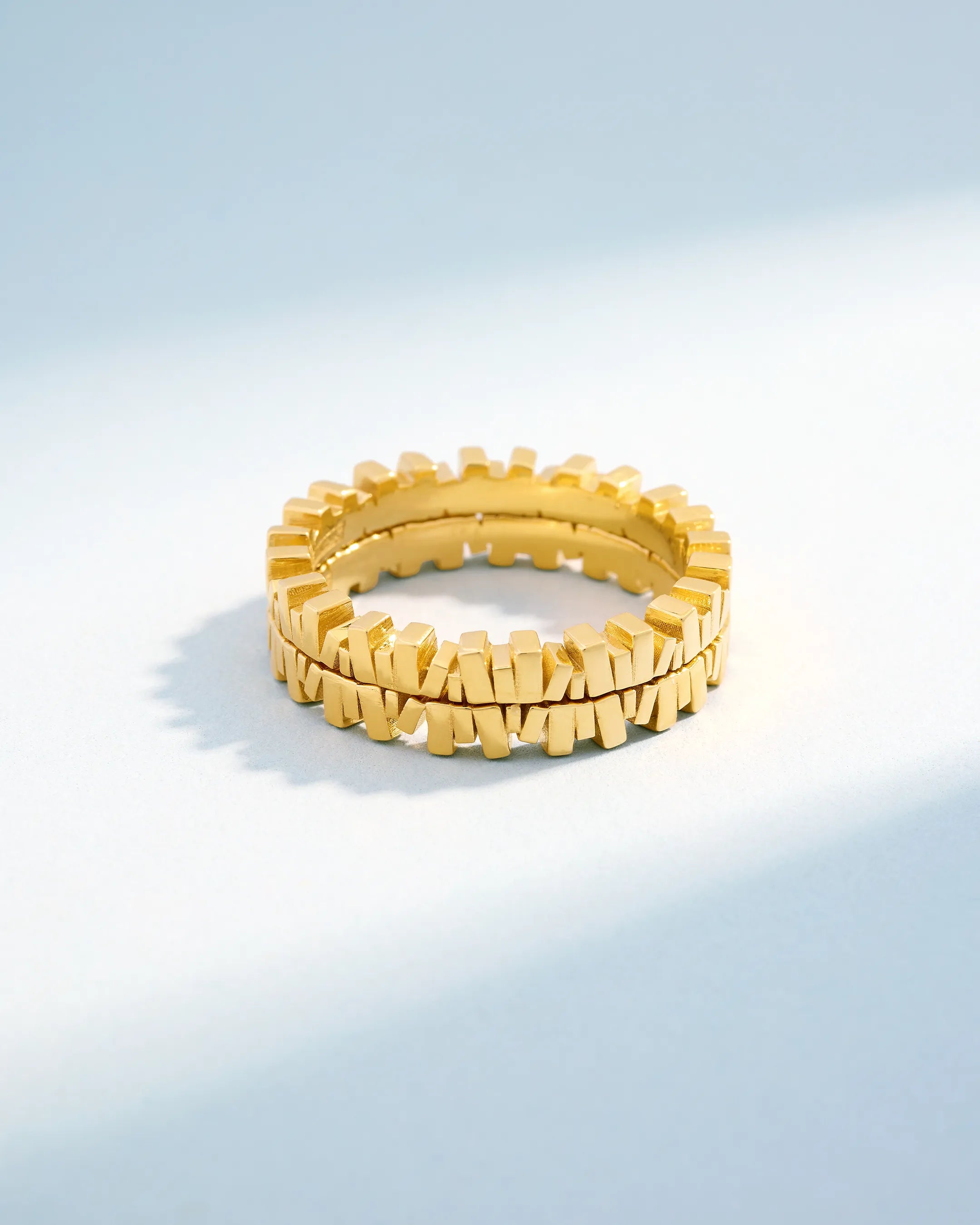 Suzanne Kalan Golden Age Stacker Ring Jackets in 18k yellow gold