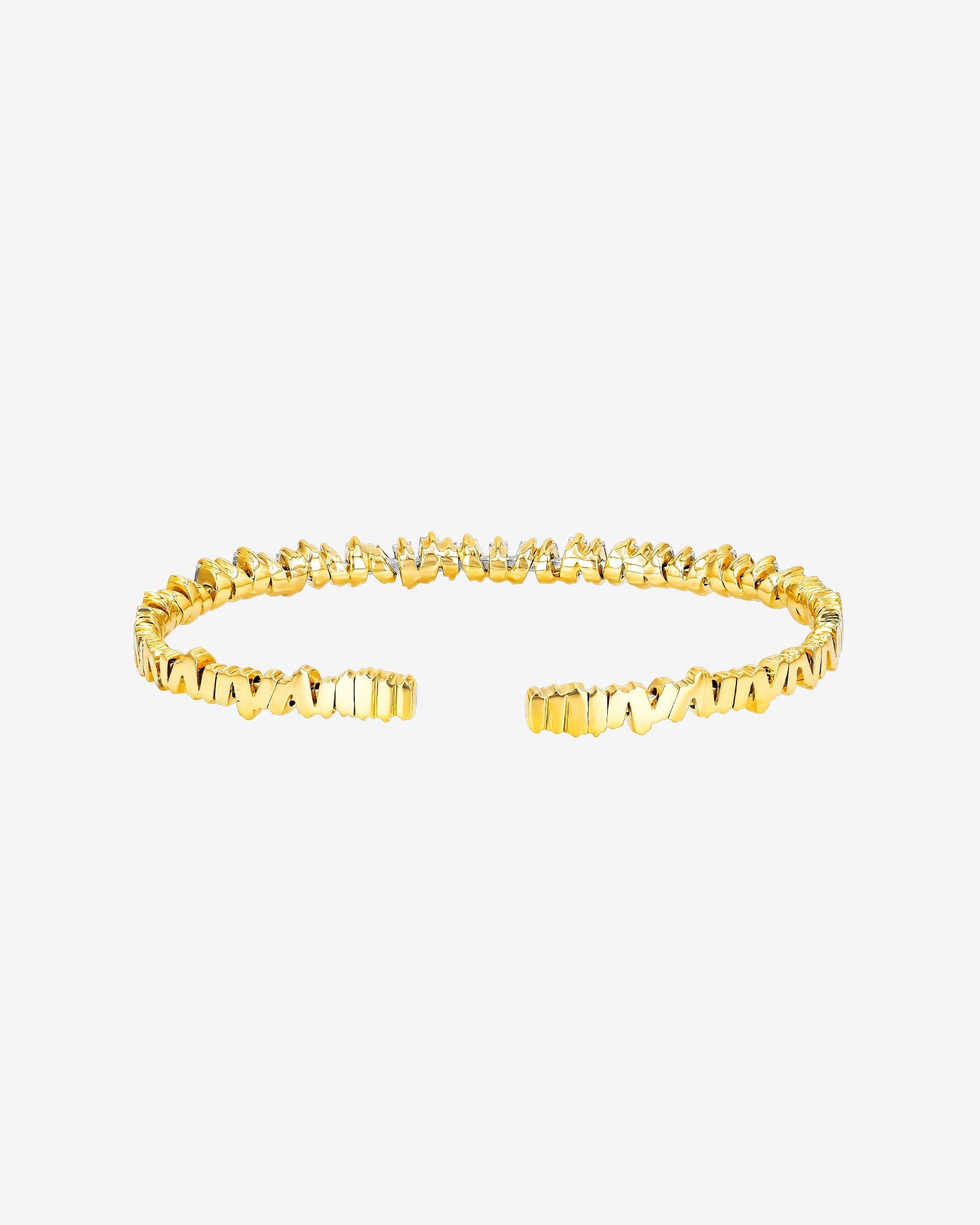 Suzanne Kalan Classic Diamond Bangle in 18k yellow gold