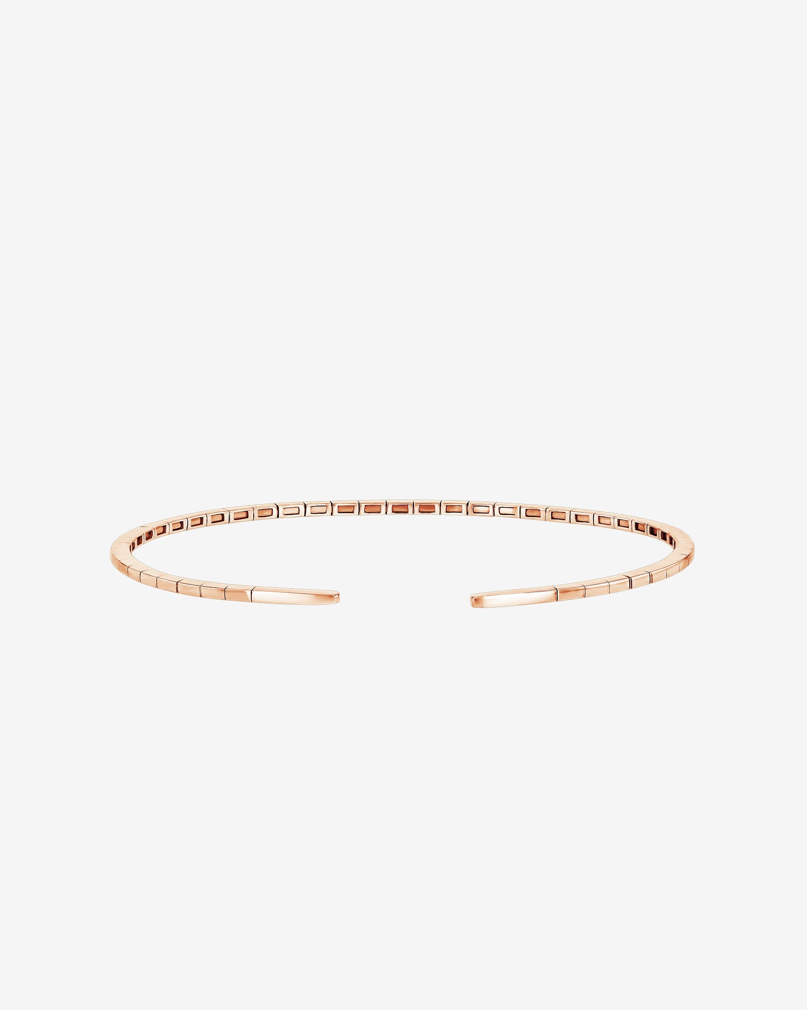 Suzanne Kalan Classic Diamond Thin Bangle in 18k rose gold