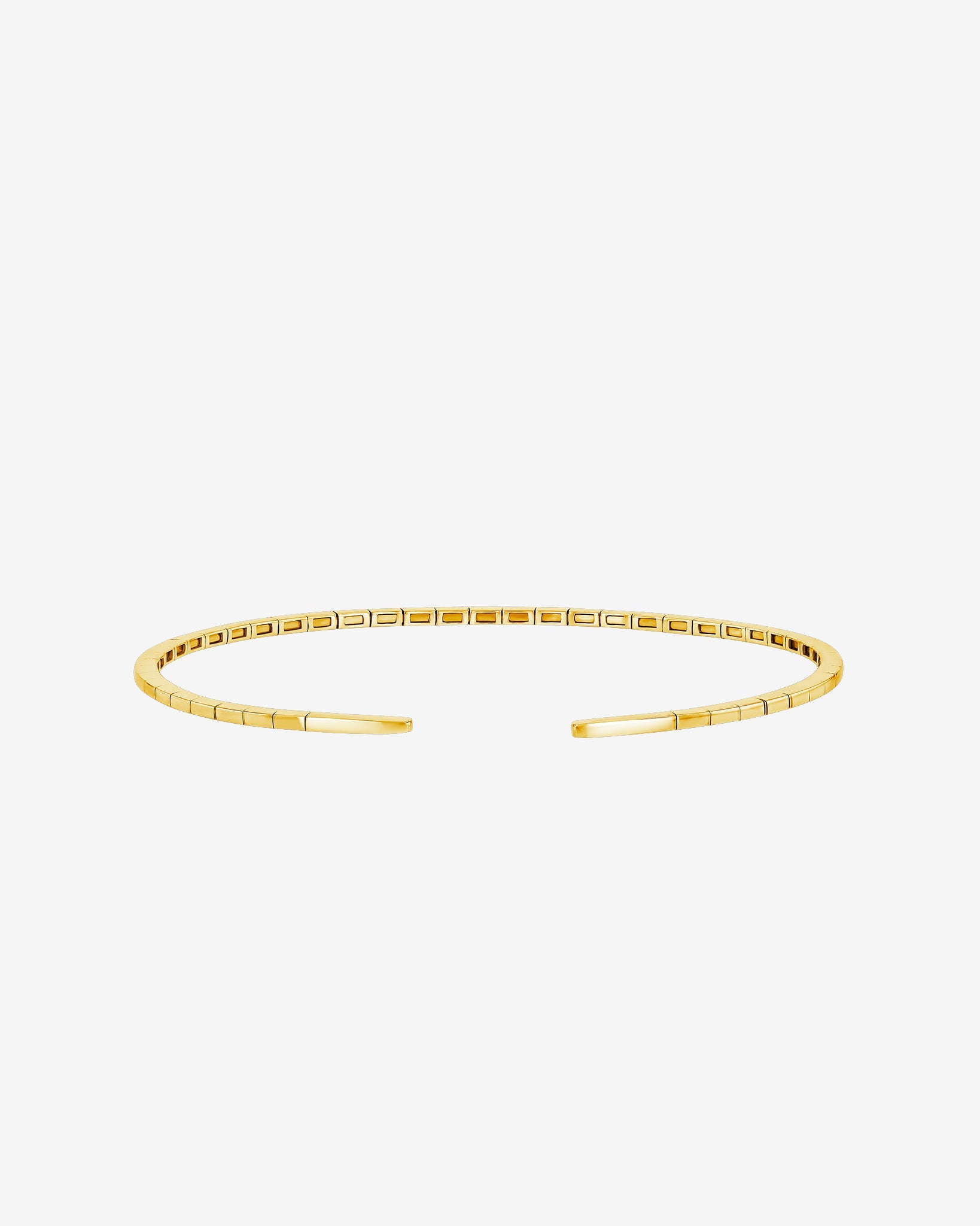 Suzanne Kalan Classic Diamond Thin Bangle in 18k yellow gold