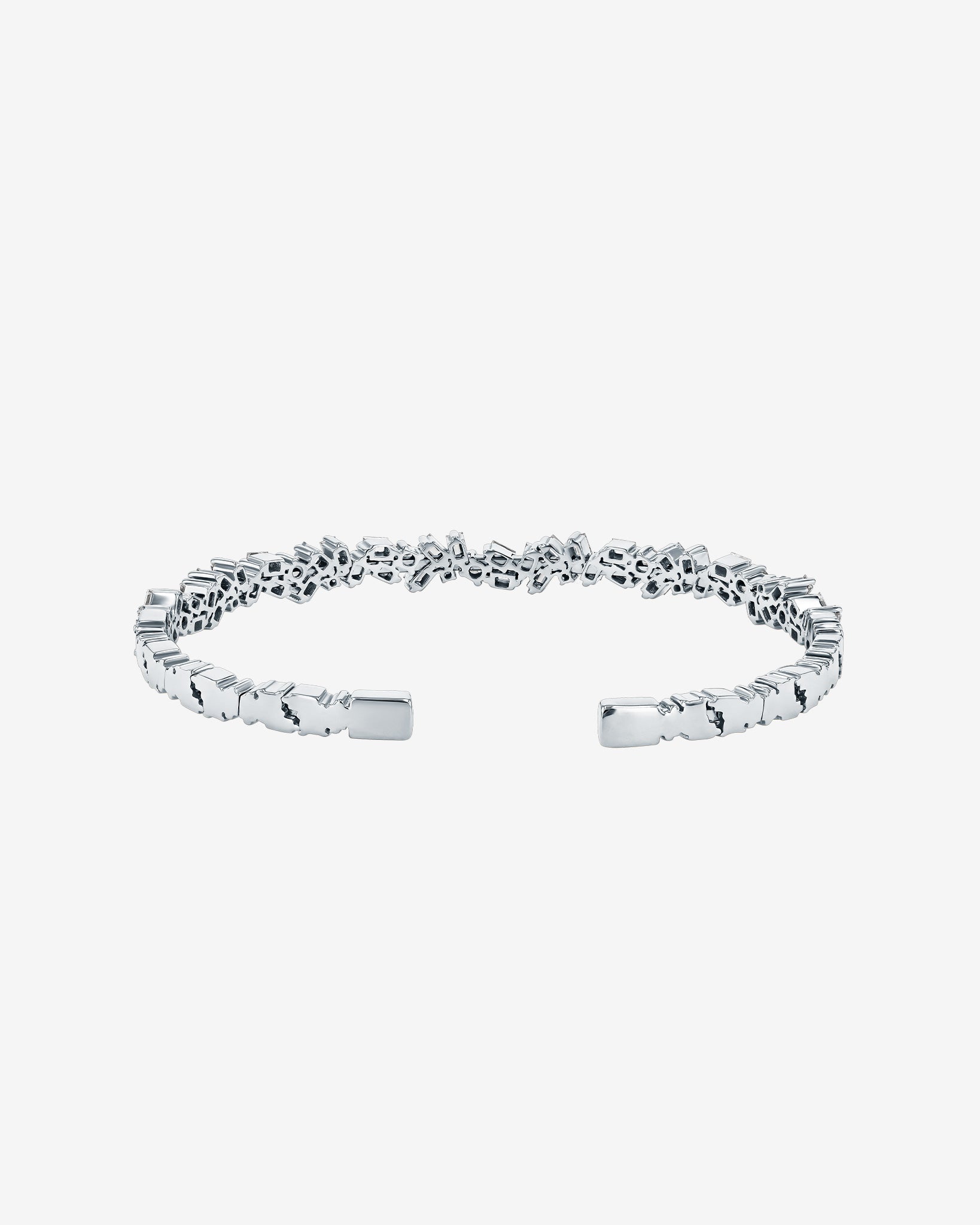 Suzanne Kalan Classic Diamond Sparkler Bangle in 18k white gold