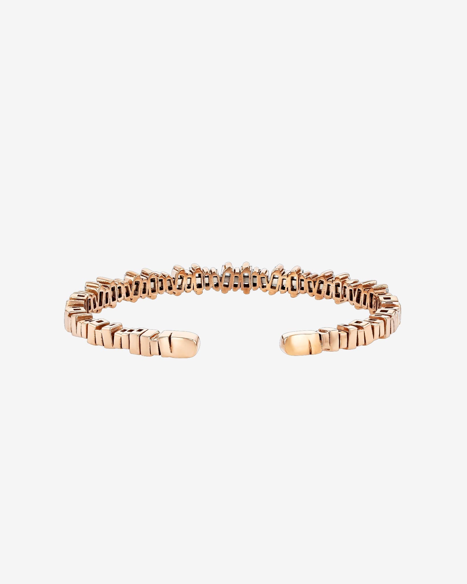 Suzanne Kalan Bold Diamond Bangle in 18k rose gold