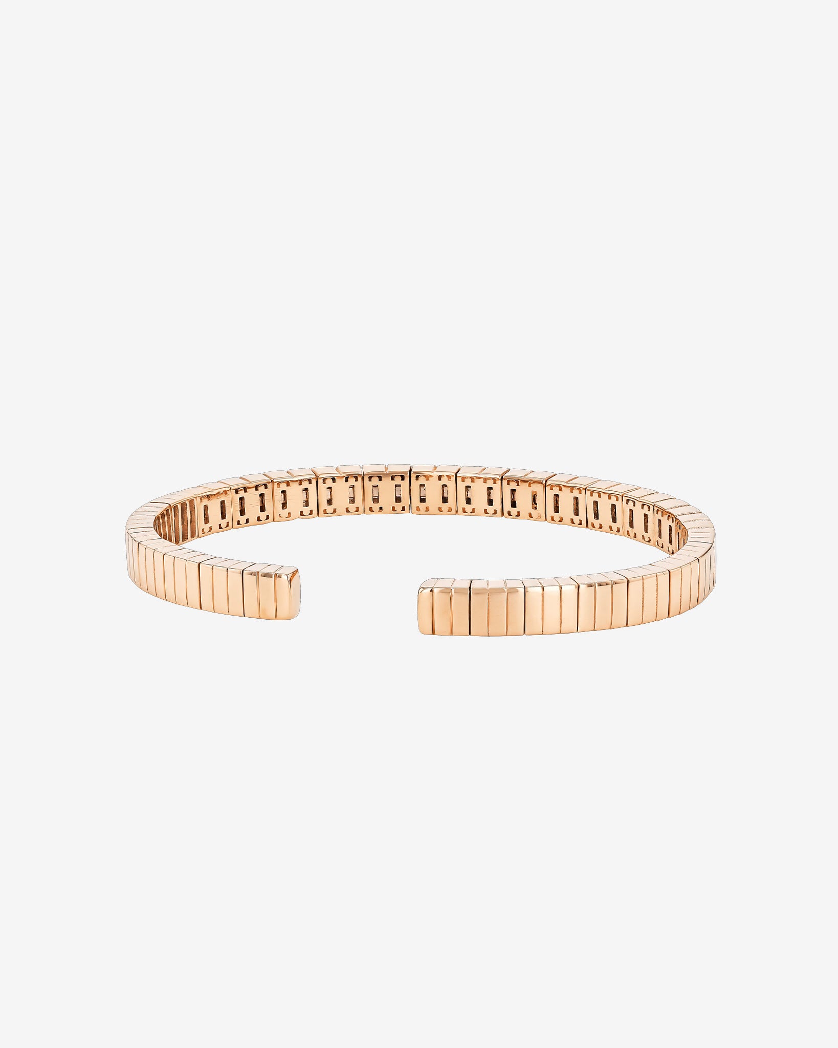 Suzanne Kalan Inlay Diamond Bangle in 18k rose gold