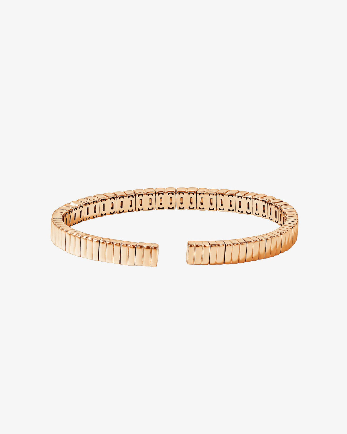 Suzanne Kalan Inlay Pink Sapphire Bangle in 18k rose gold