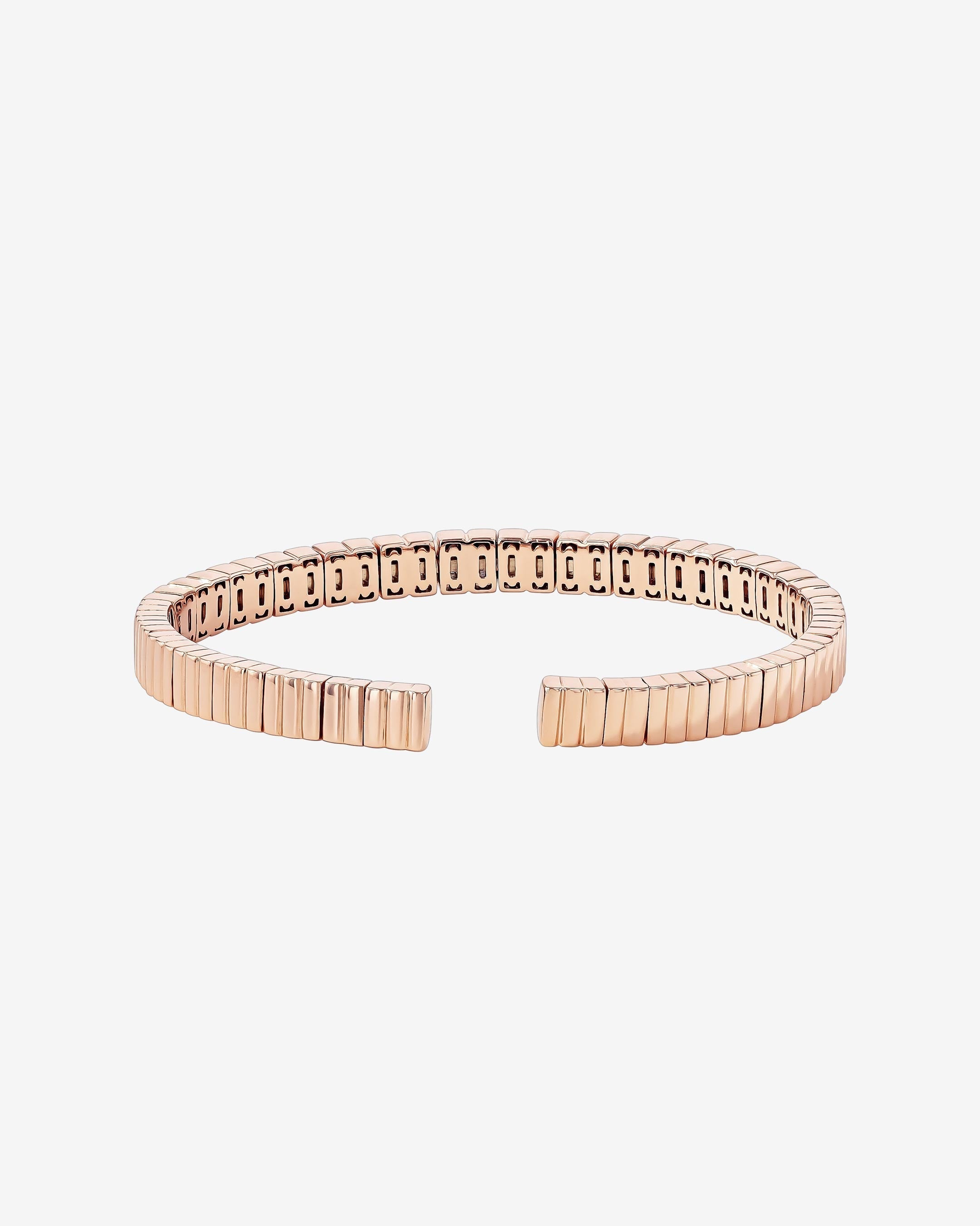 Suzanne Kalan Inlay Pastel Sapphire Bangle in 18k rose gold