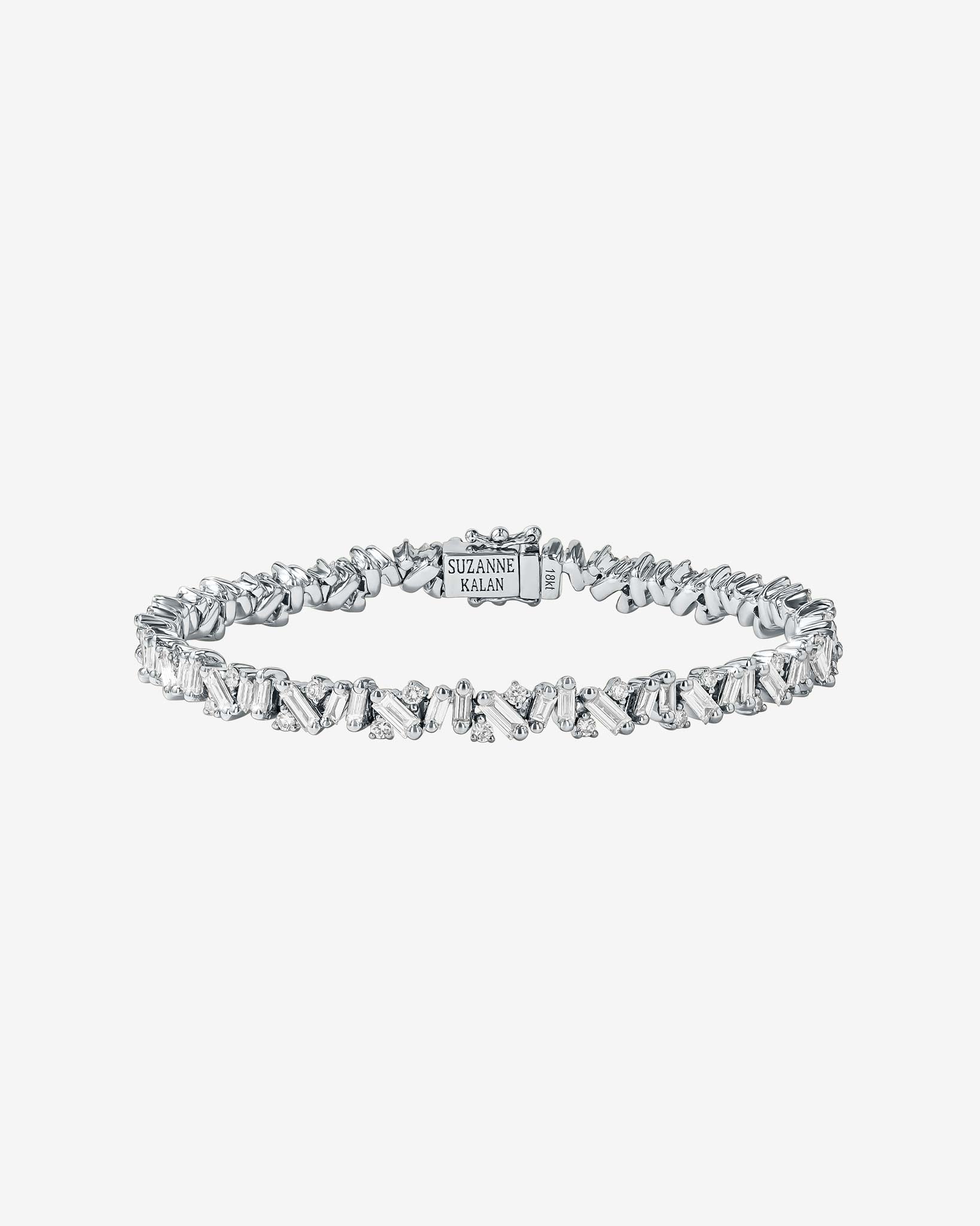 Suzanne Kalan Frenzy Diamond Tennis Bracelet in 18k white gold