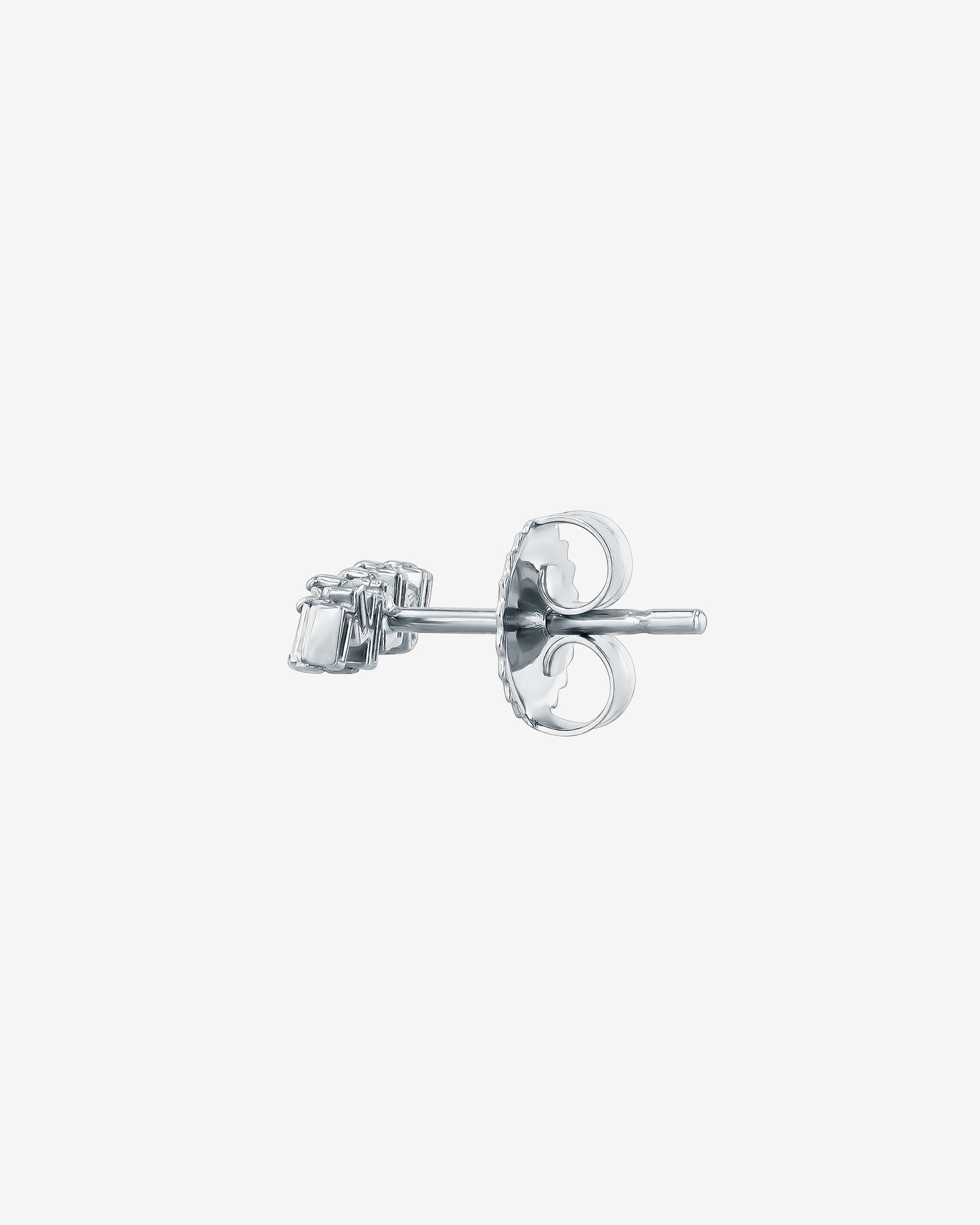 Suzanne Kalan Classic Diamond Bar Studs in 18k white gold