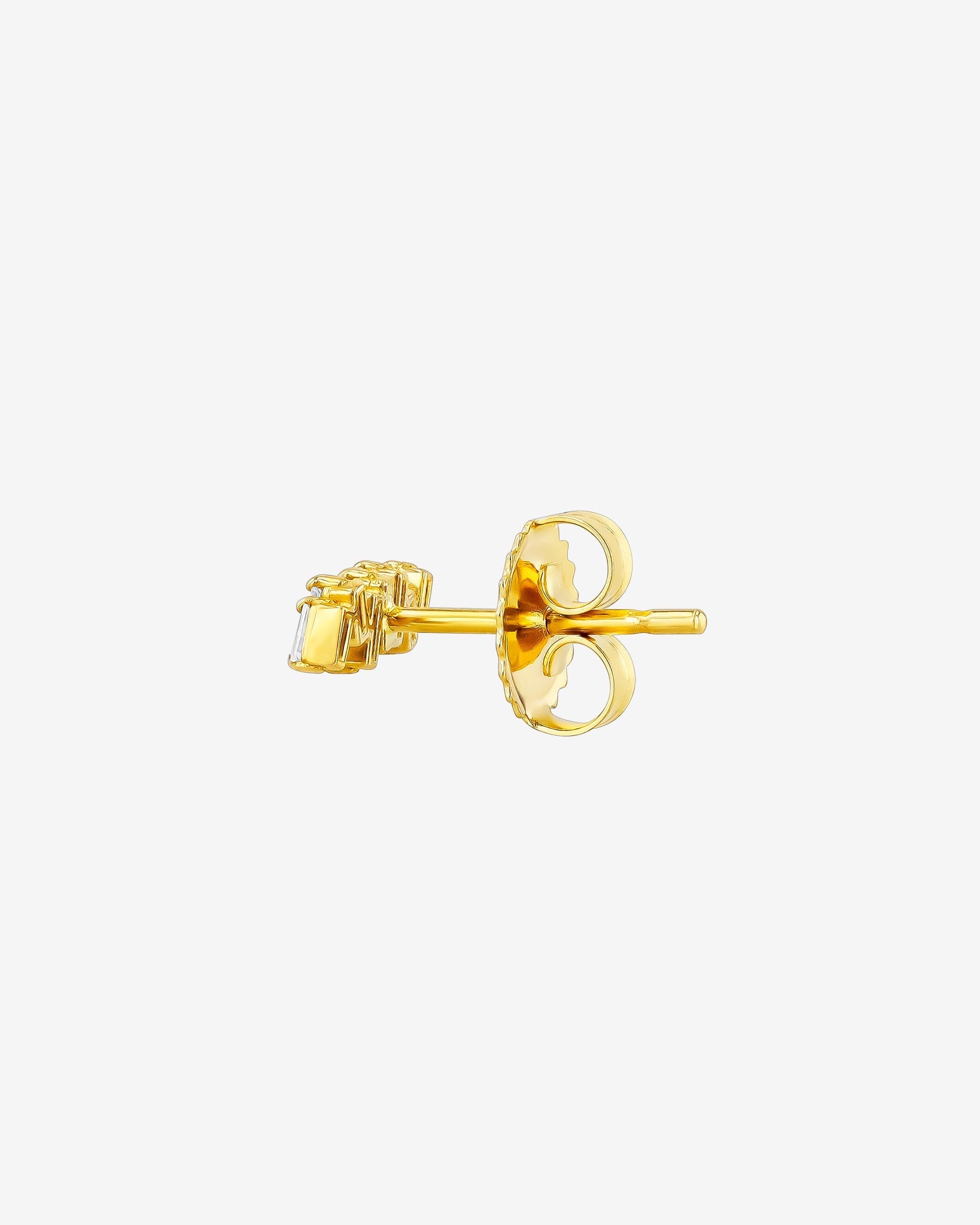 Suzanne Kalan Classic Diamond Bar Studs in 18k yellow gold