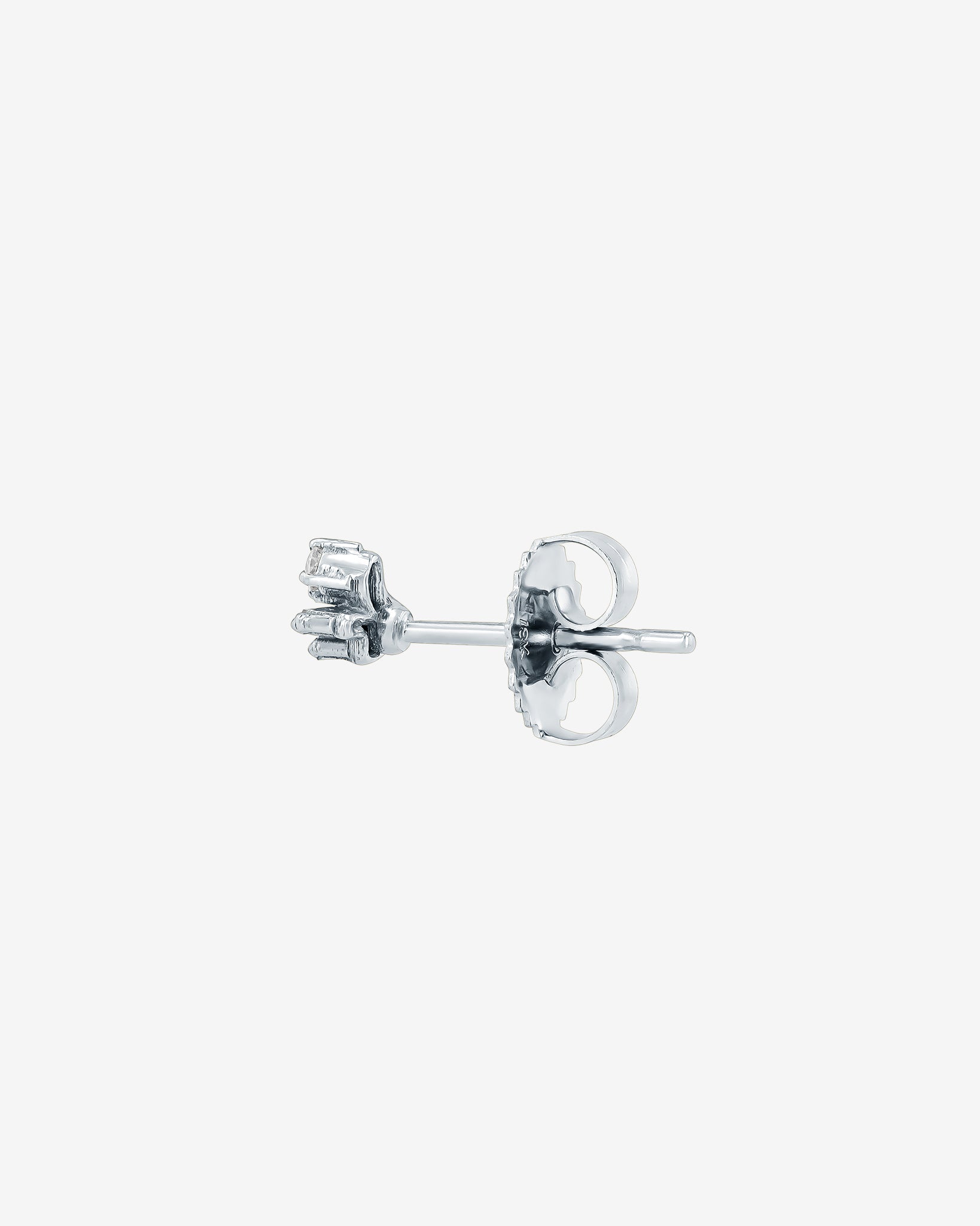 Suzanne Kalan Eva White Diamond Stud Earrings in 18k white gold
