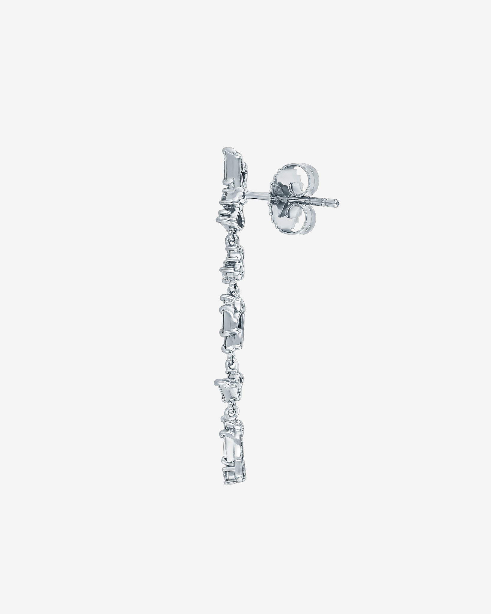 Suzanne Kalan Classic Diamond Sparkler Drop Earrings in 18k white gold