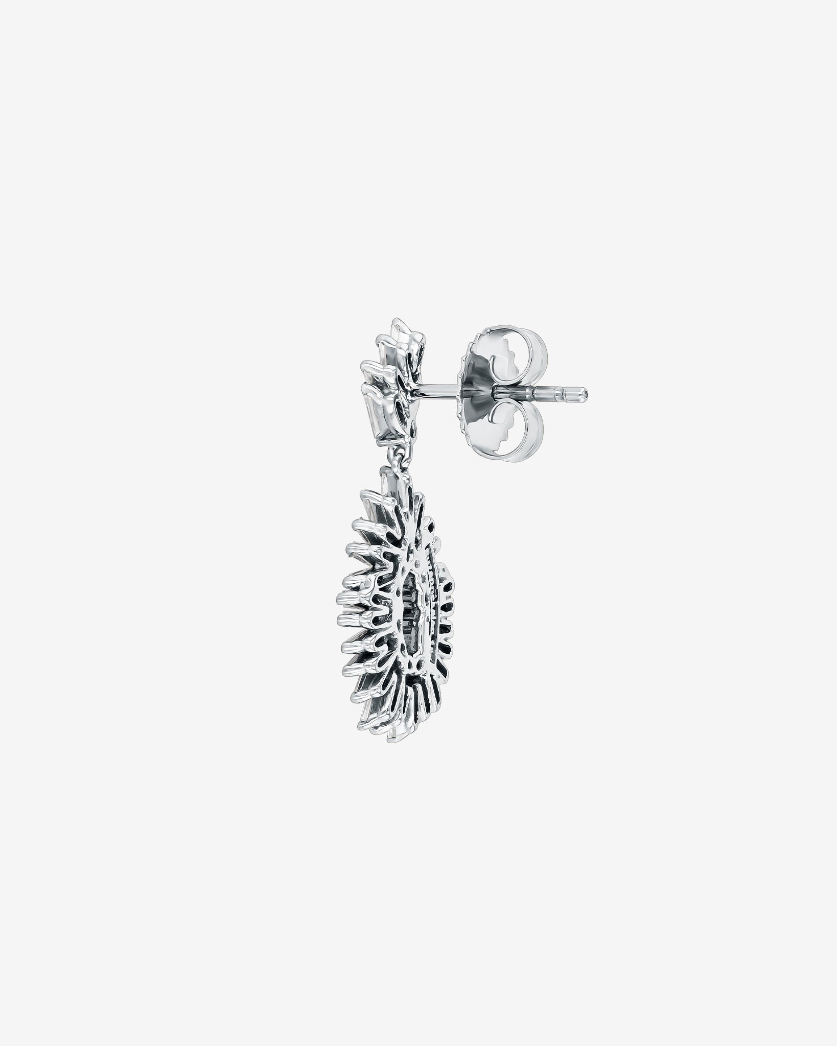 Suzanne Kalan Classic Diamond Mini Tear Drop Earrings in 18k white gold