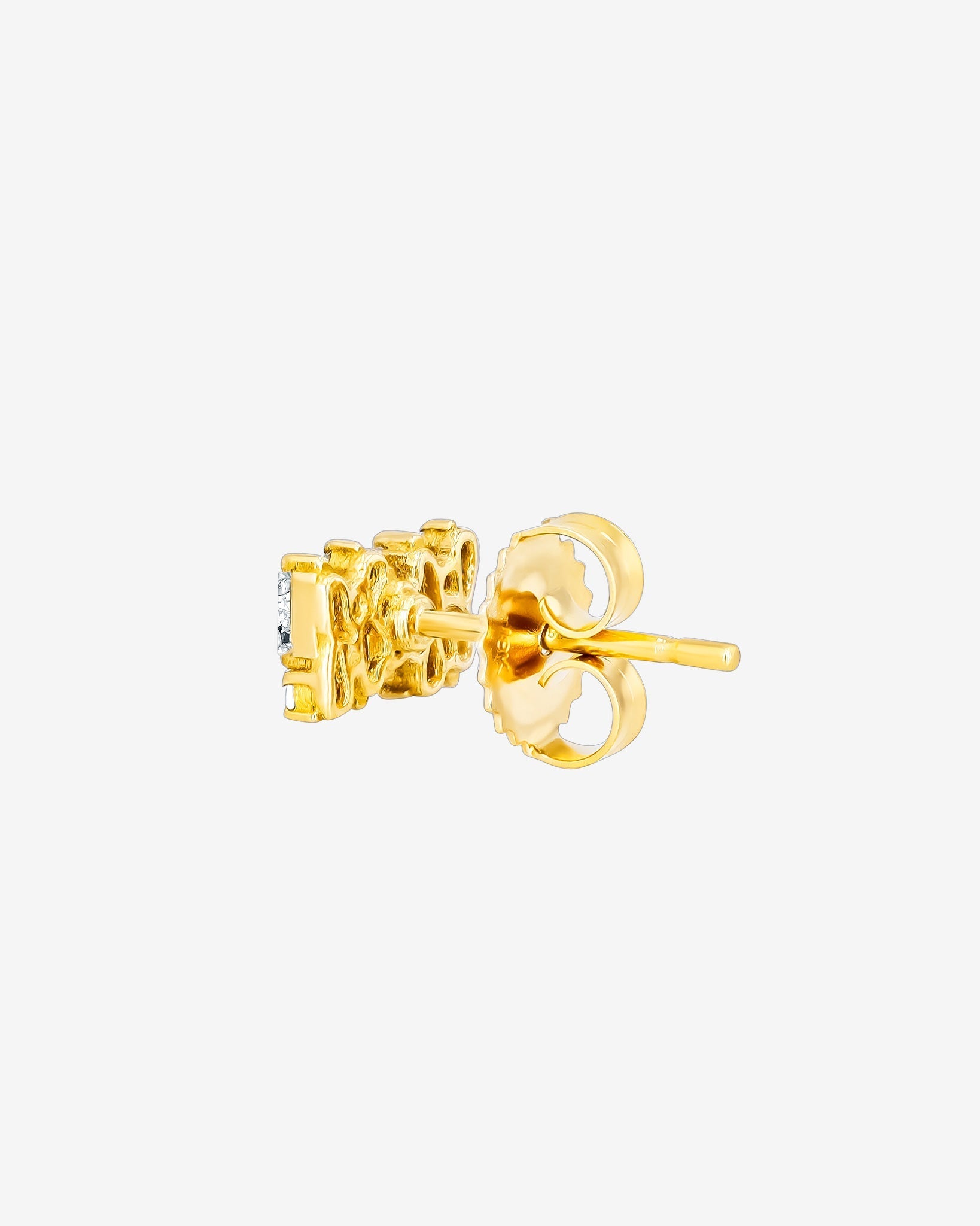 Suzanne Kalan Classic Diamond Shimmer Stud Earrings in 18k yellow gold