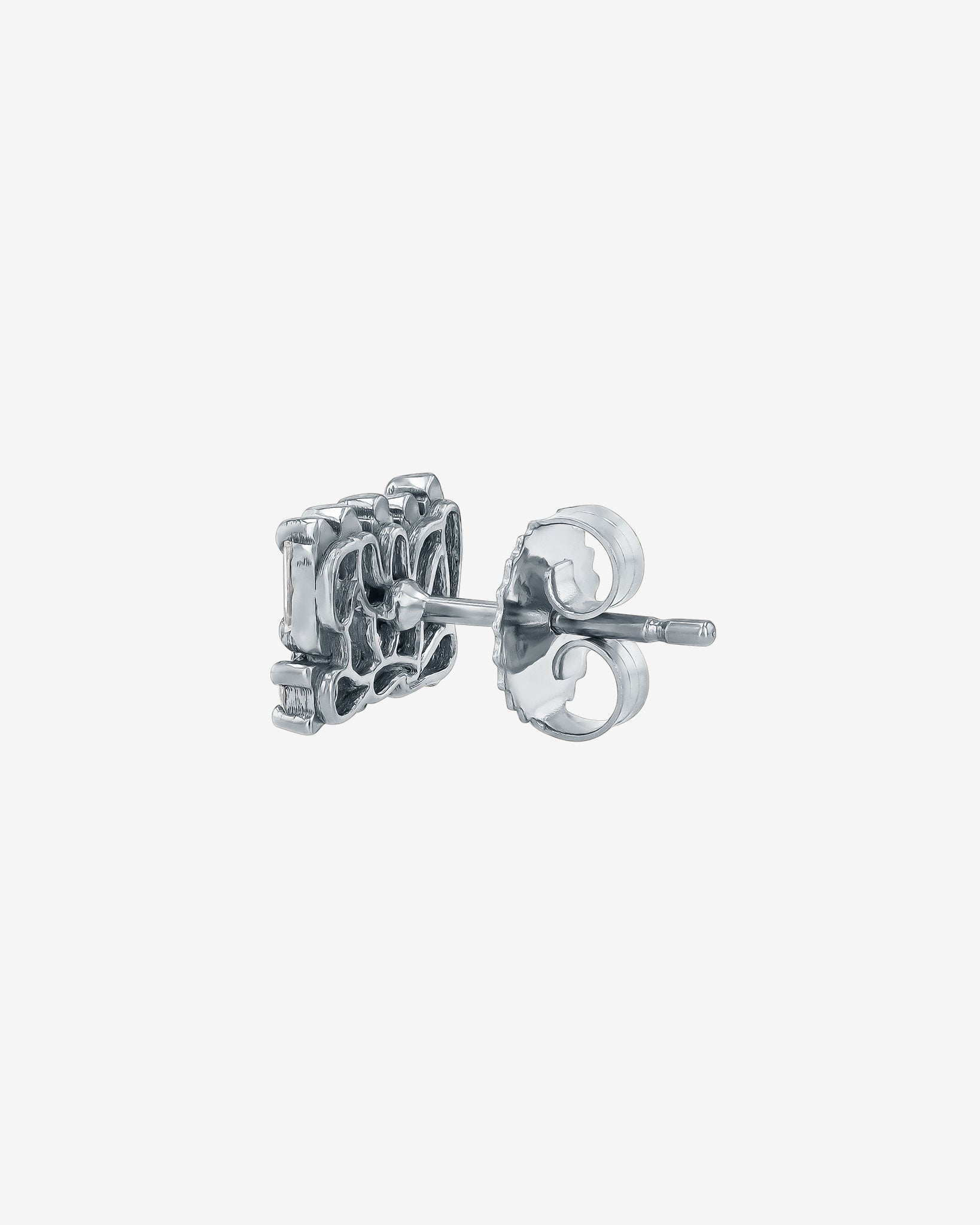 Suzanne Kalan Short Stack Diamond Studs in 18k white gold