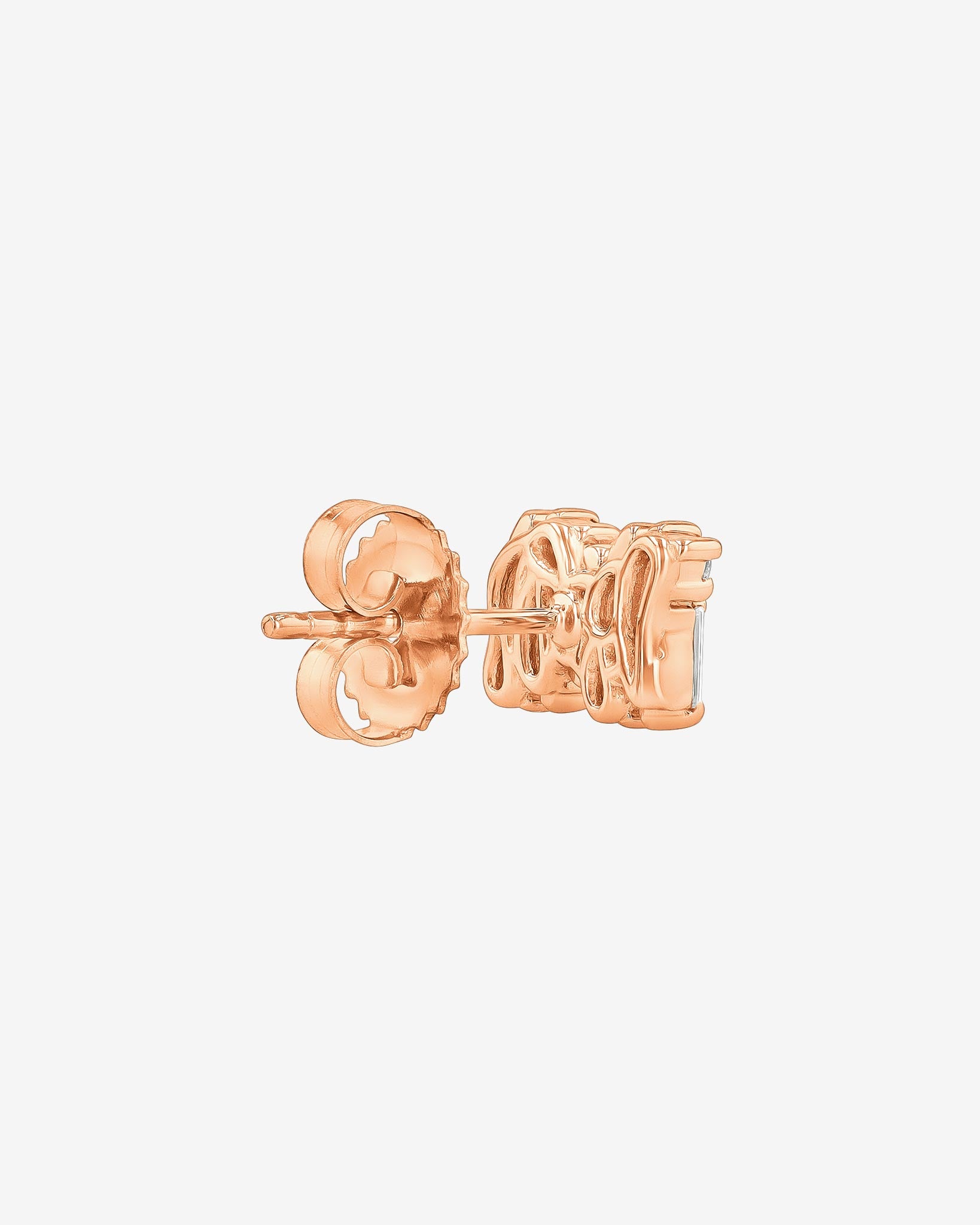 Suzanne Kalan Shimmer Diamond Studs in 18k rose gold