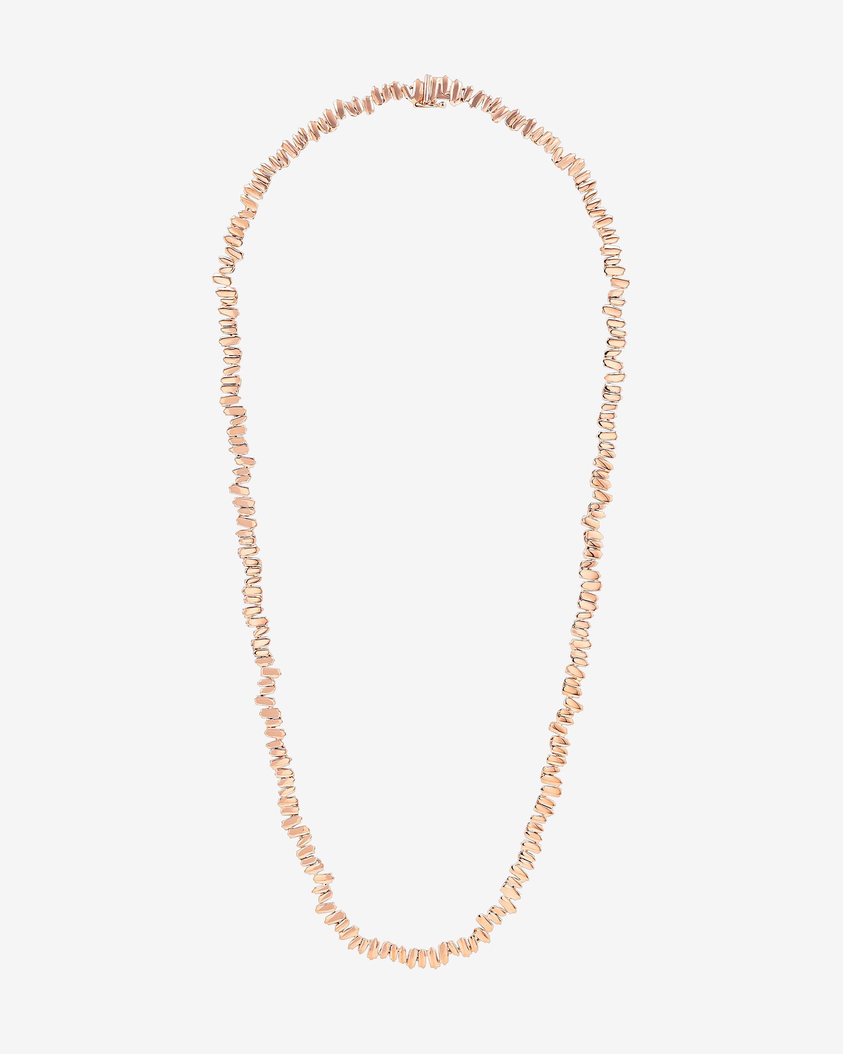 Suzanne Kalan Golden Tennis Necklace in 18k rose gold