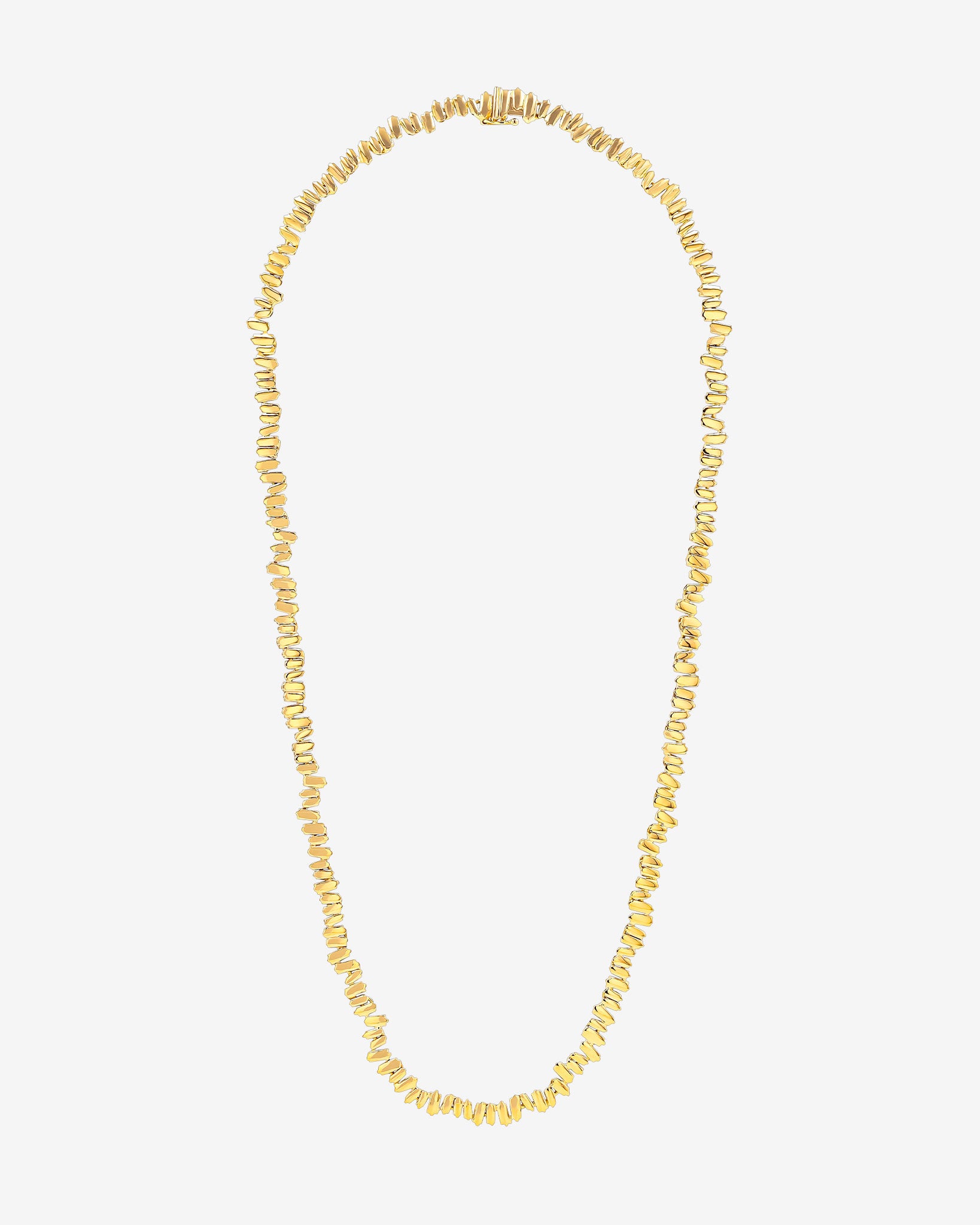 Suzanne Kalan Golden Tennis Necklace in 18k yellow gold