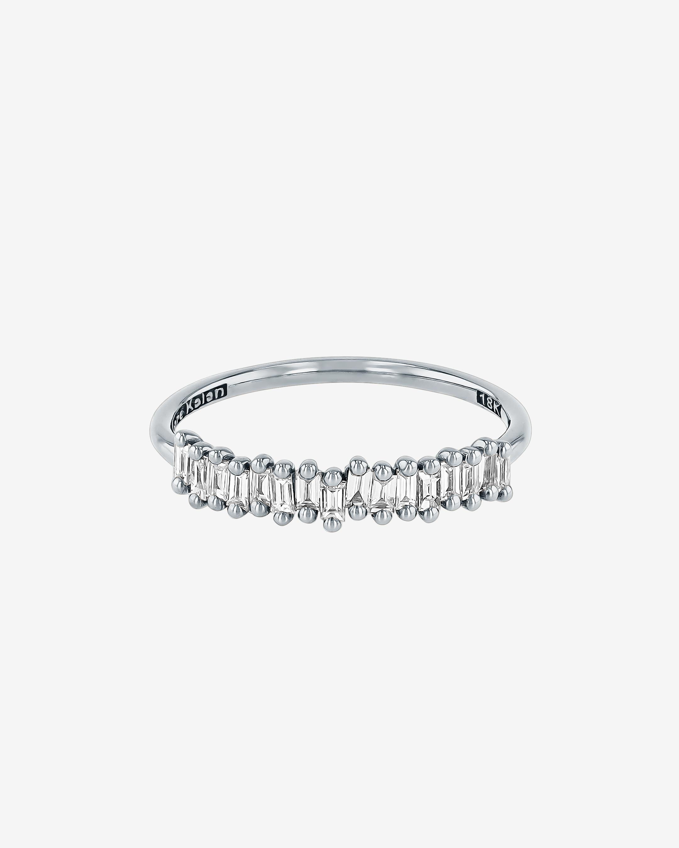 Suzanne Kalan Classic Diamond Stacker Band in 18k white gold