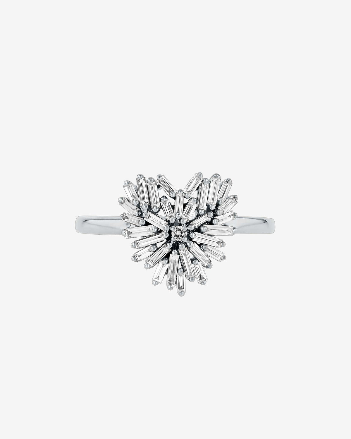 Classic Diamond Small Heart Ring | Suzanne Kalan®