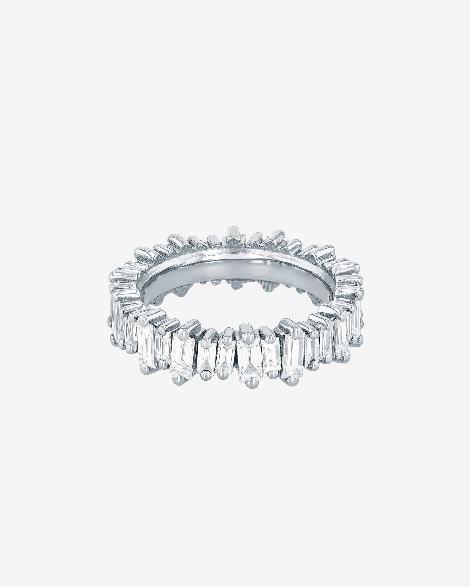 Suzanne Kalan Bold Diamond Eternity Band in 18k white gold