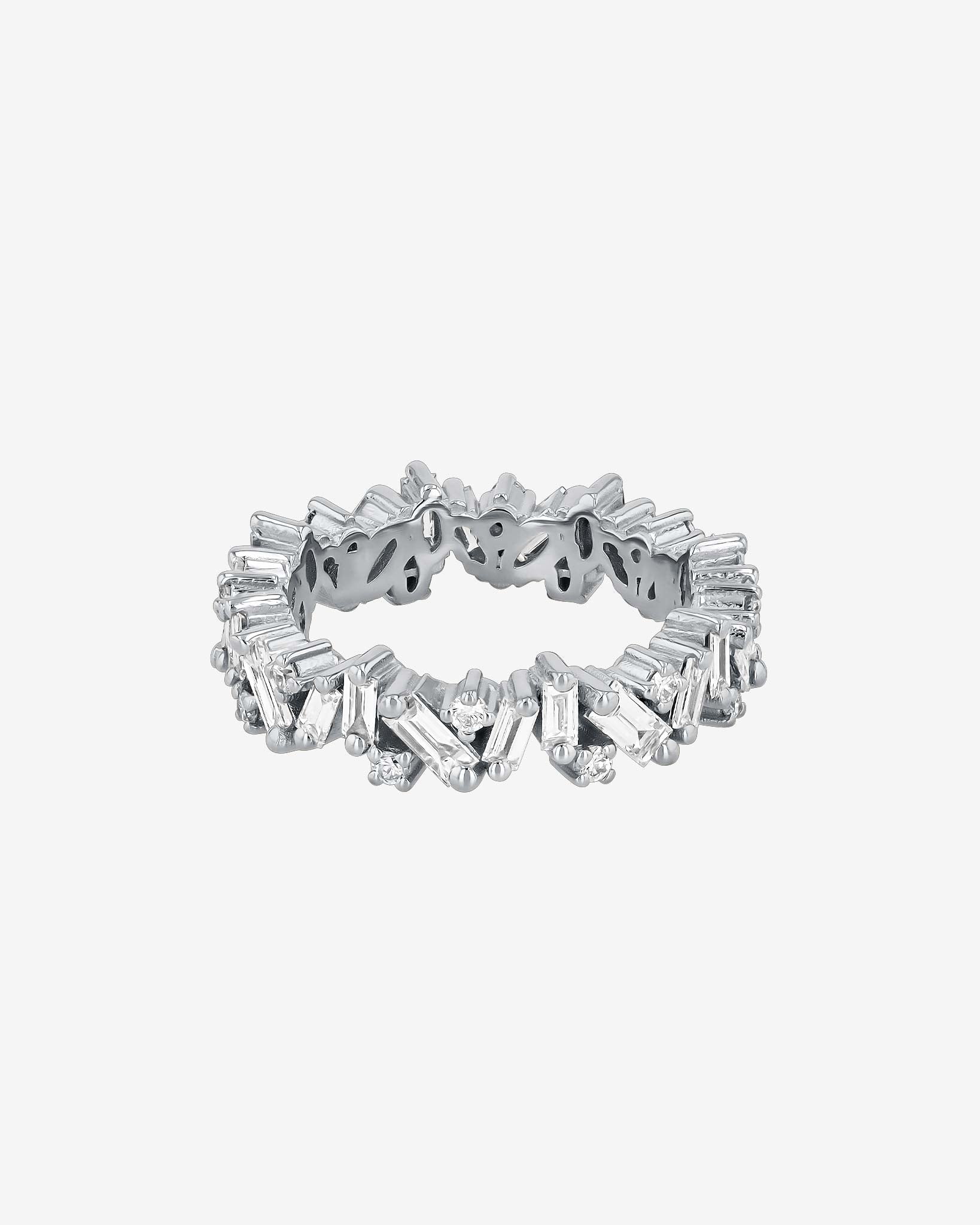 Suzanne Kalan Frenzy Diamond Eternity Band in 18k white gold