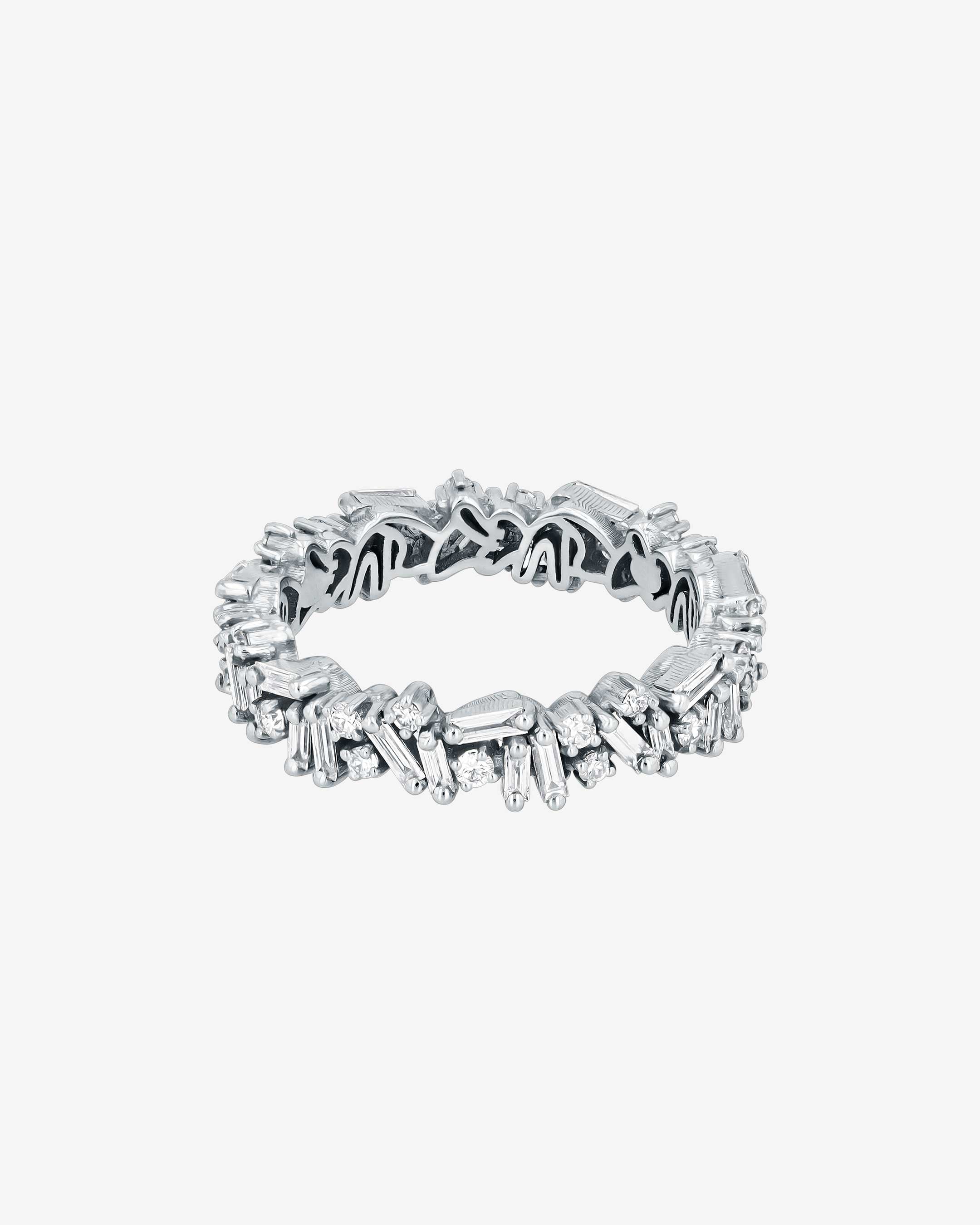 Suzanne Kalan Classic Diamond Icon Eternity Band in 18k white gold