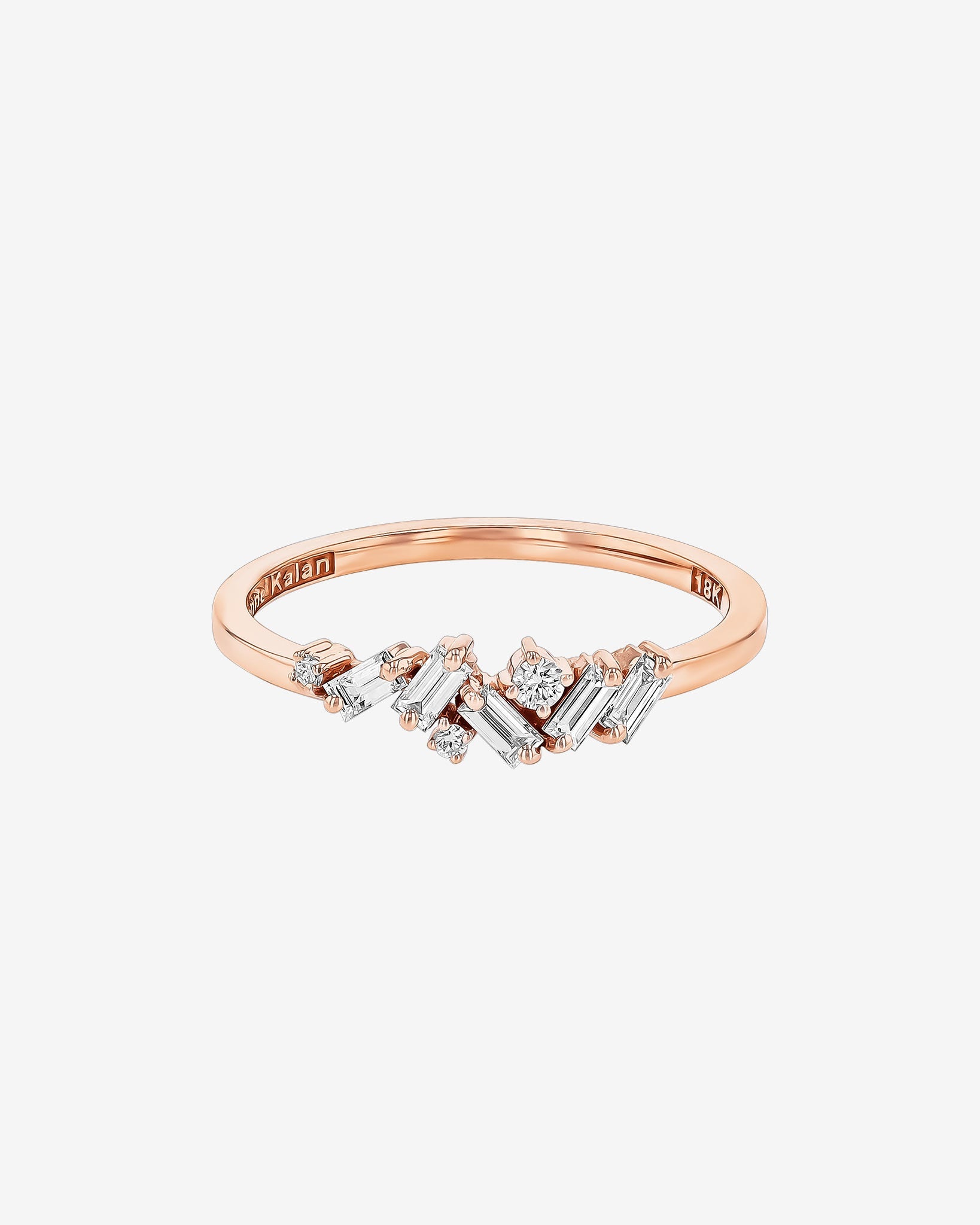 Suzanne Kalan Frenzy Diamond Ring in 18k rose gold