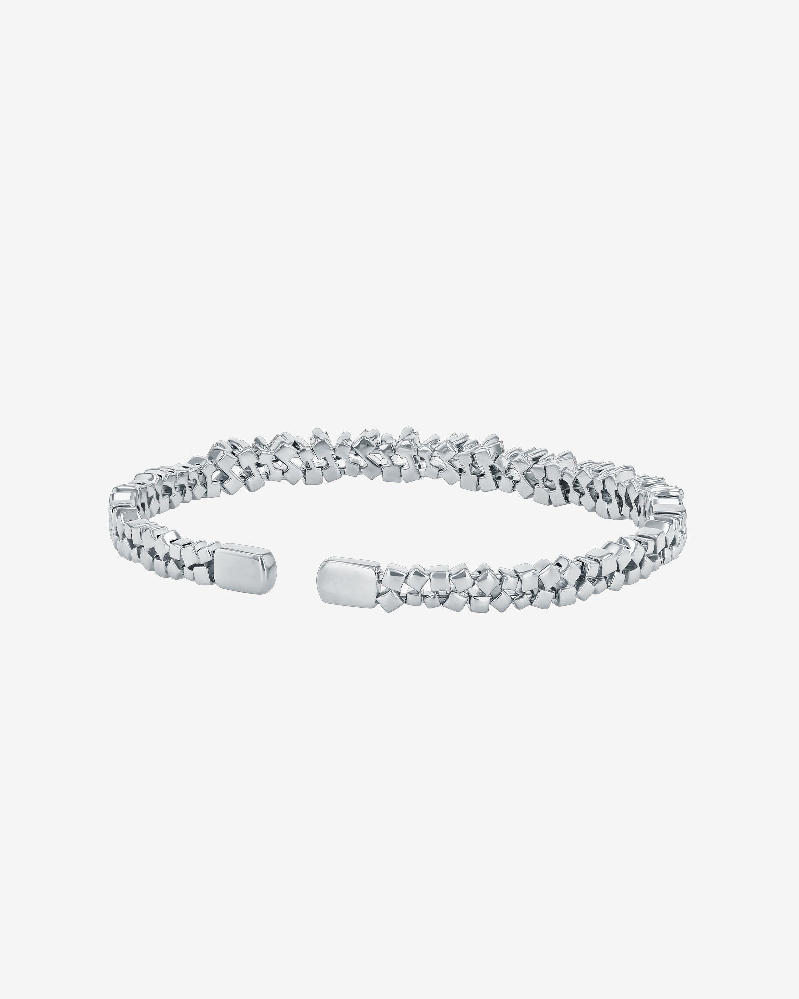 Suzanne Kalan Golden Diamond Bangle in 18k white gold