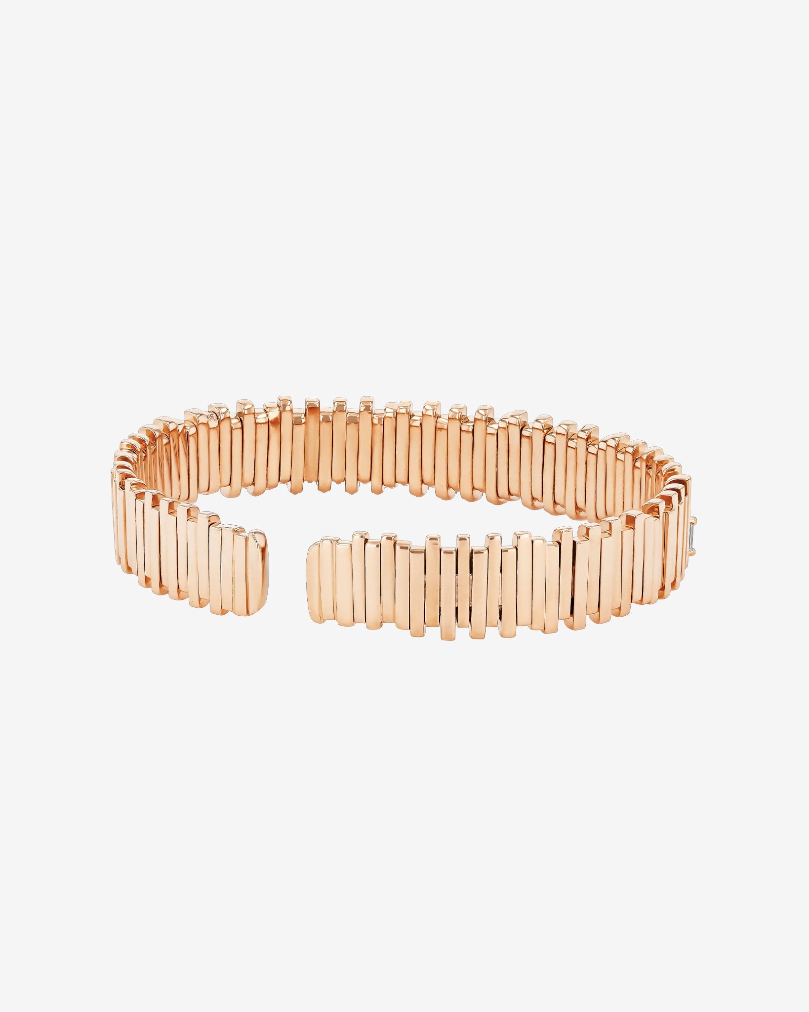 Suzanne Kalan Golden Stacker Diamond Bangle in 18k rose gold