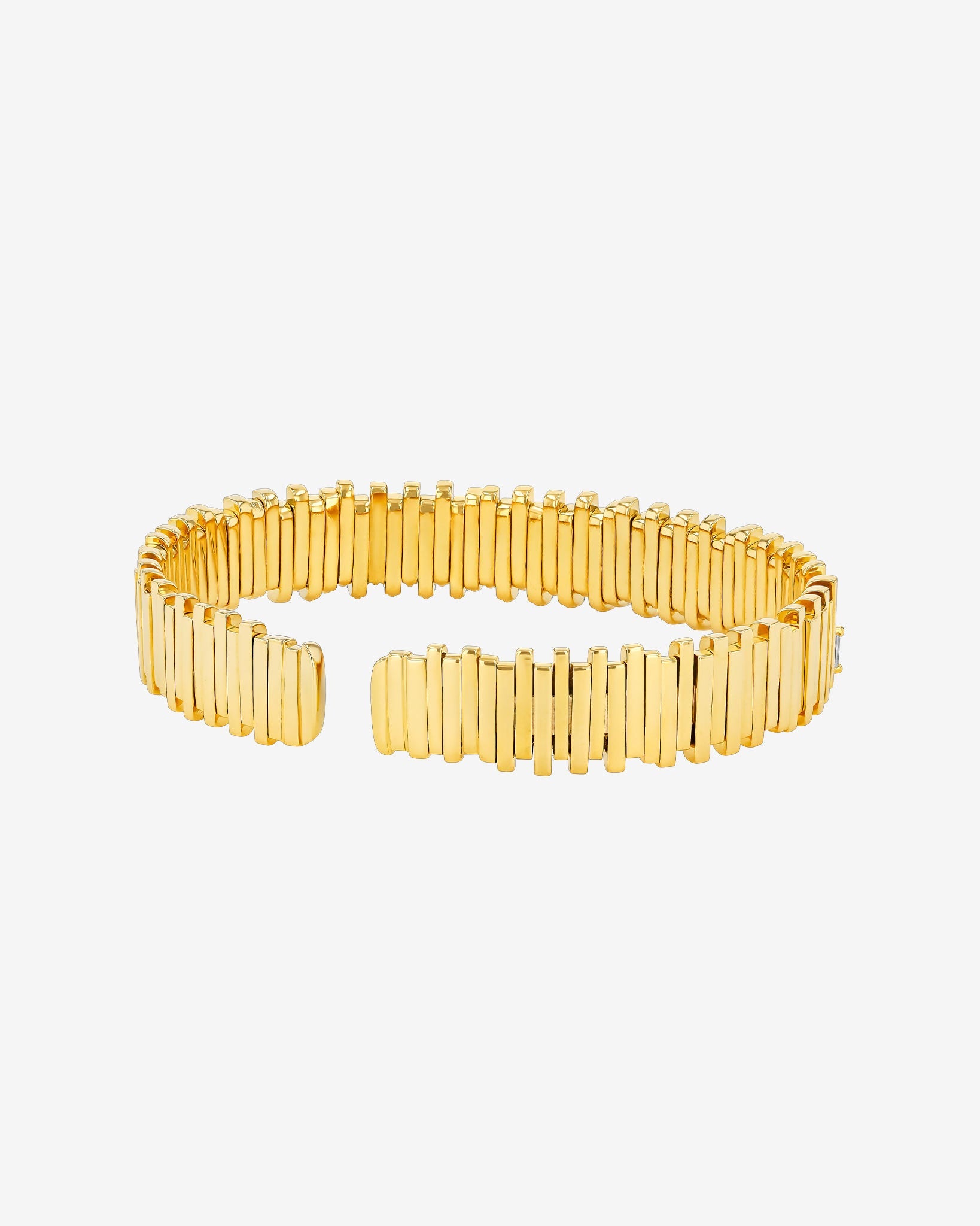 Suzanne Kalan Golden Stacker Diamond Bangle in 18k yellow gold