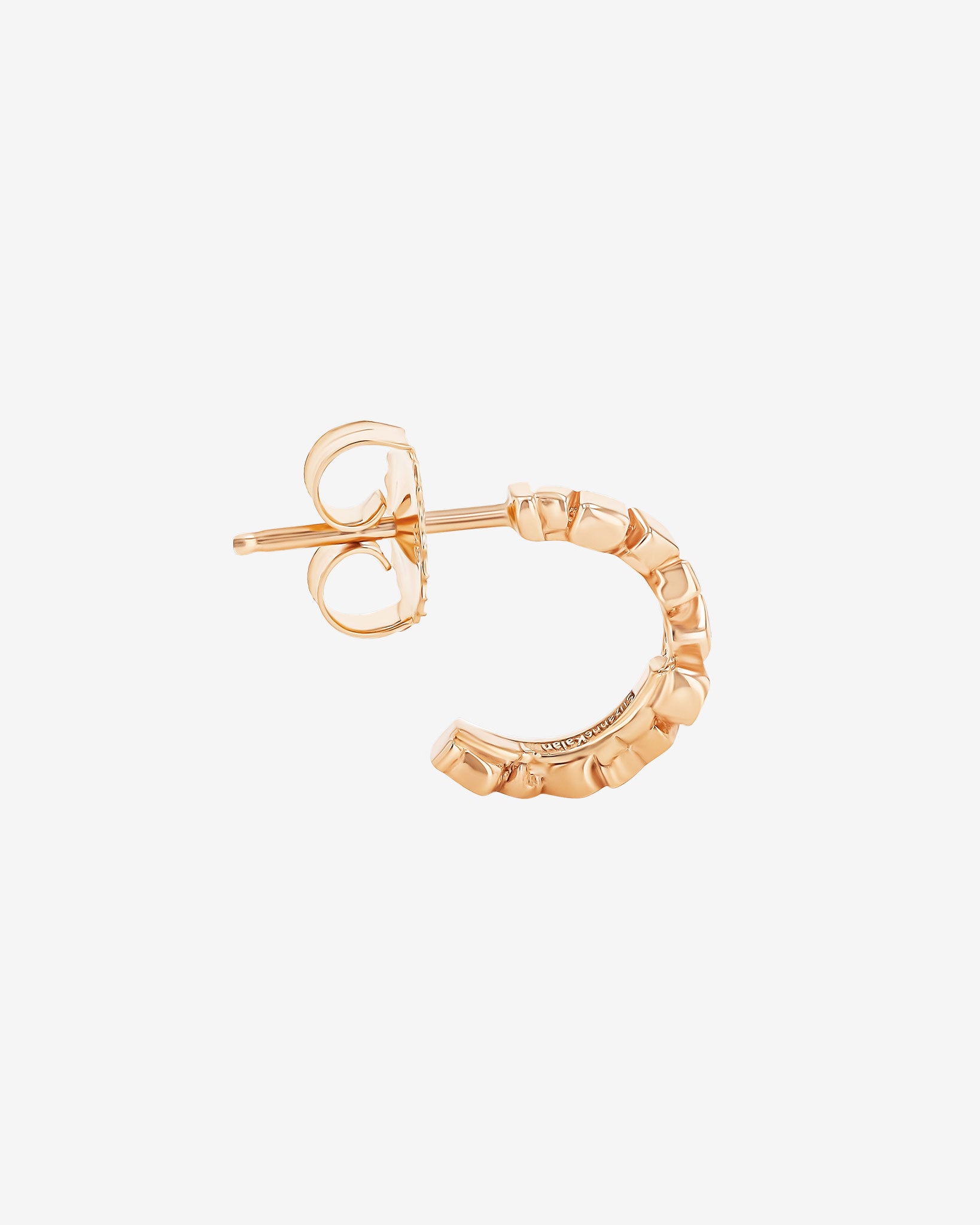 Suzanne Kalan Golden Mini Hoops in 18k rose gold