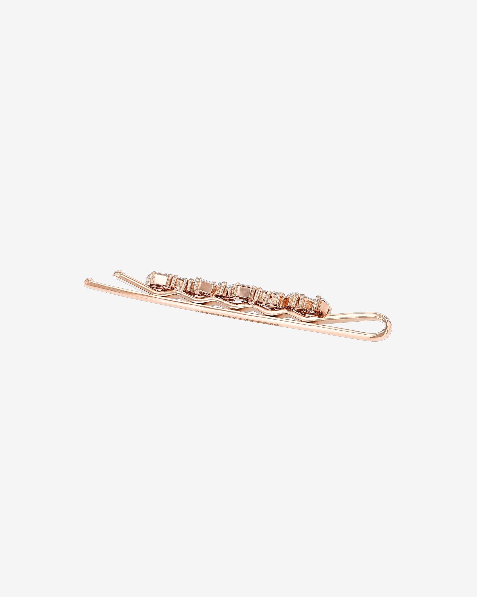 Suzanne Kalan Diamond Frenzy Hairpin in 18k rose gold
