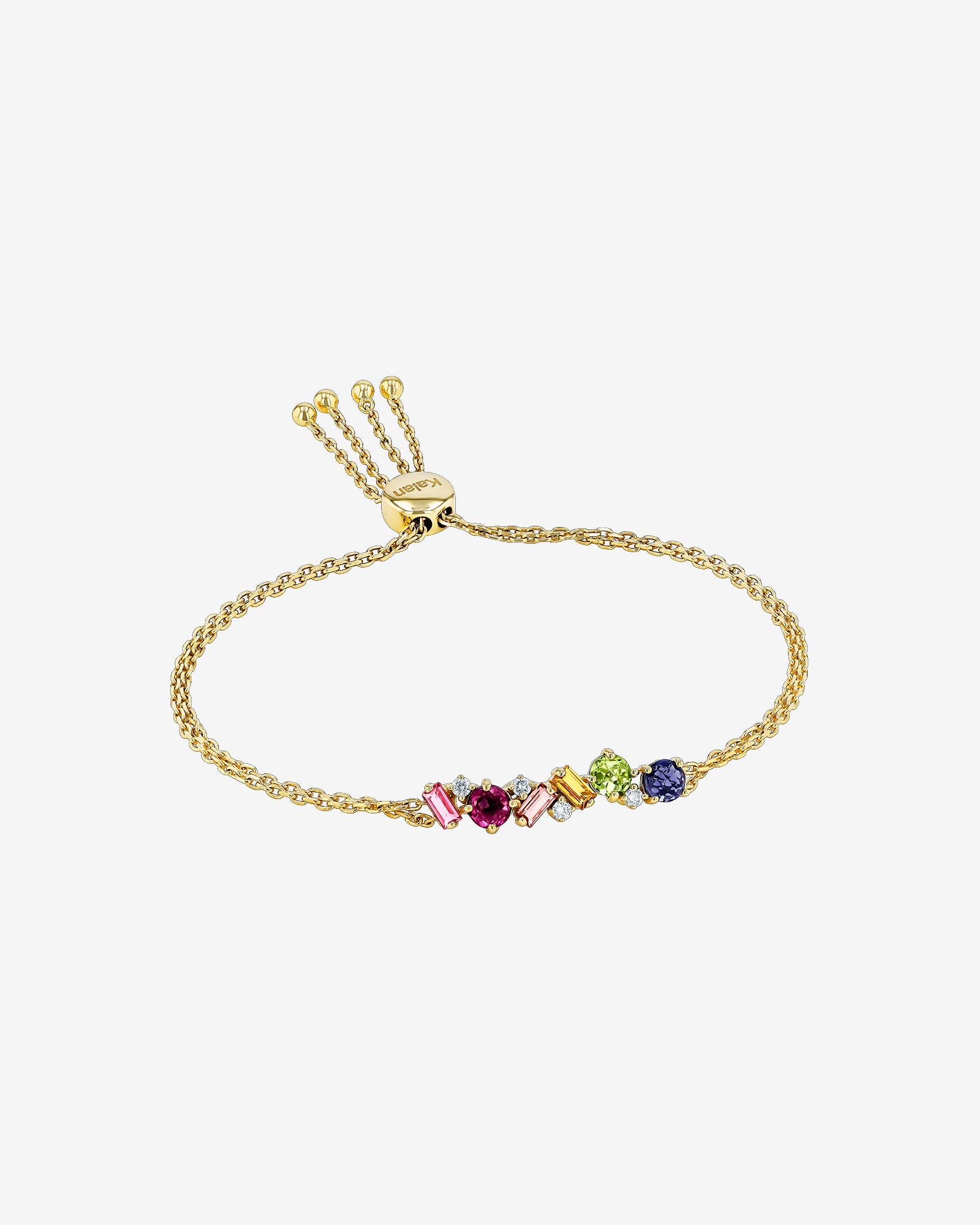 Kalan By Suzanne Kalan Amalfi Blend Rainbow Pulley Bracelet in 14k yellow gold