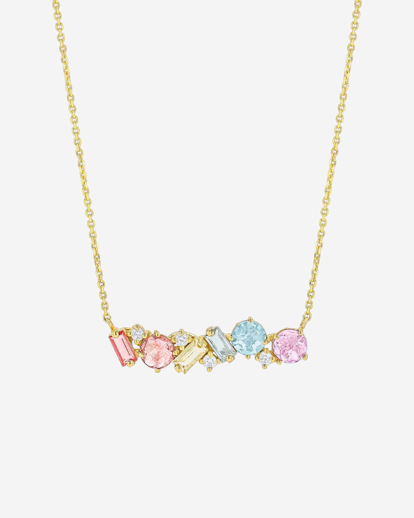Kalan By Suzanne Kalan Amalfi Blend Pastel Pendant in 14k yellow gold