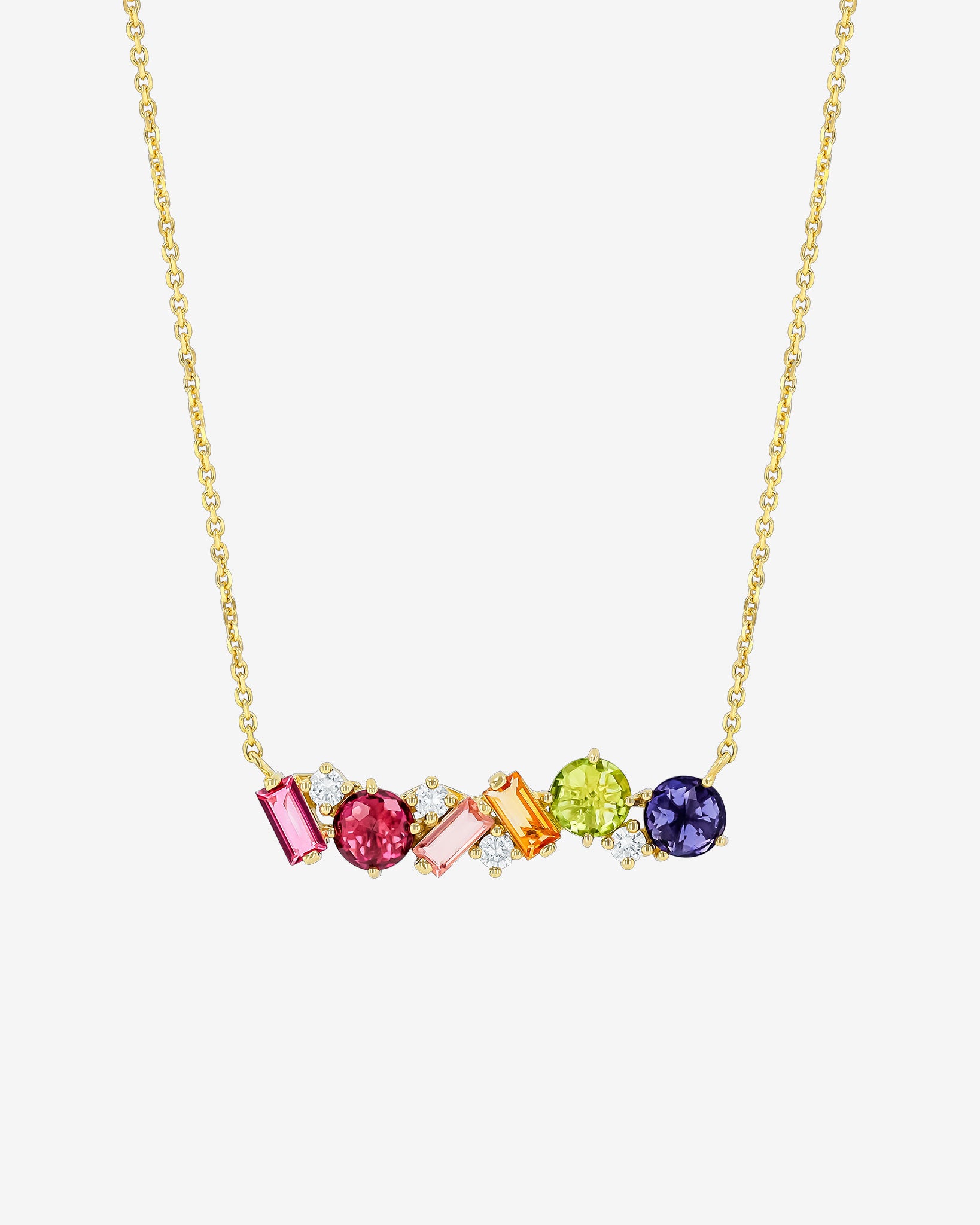 Kalan By Suzanne Kalan Amalfi Blend Rainbow Pendant in 14k yellow gold