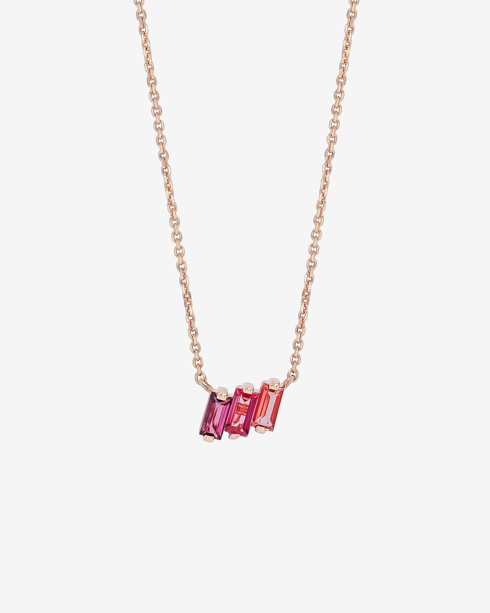 Kalan By Suzanne Kalan Amalfi Red Mix Mini Pendant in 14k rose gold